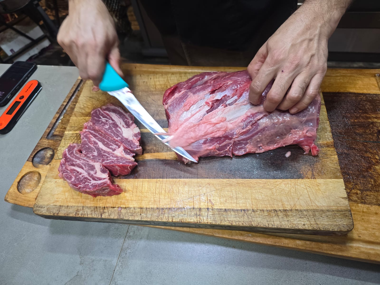 קיצוב וצליה בשידור חי