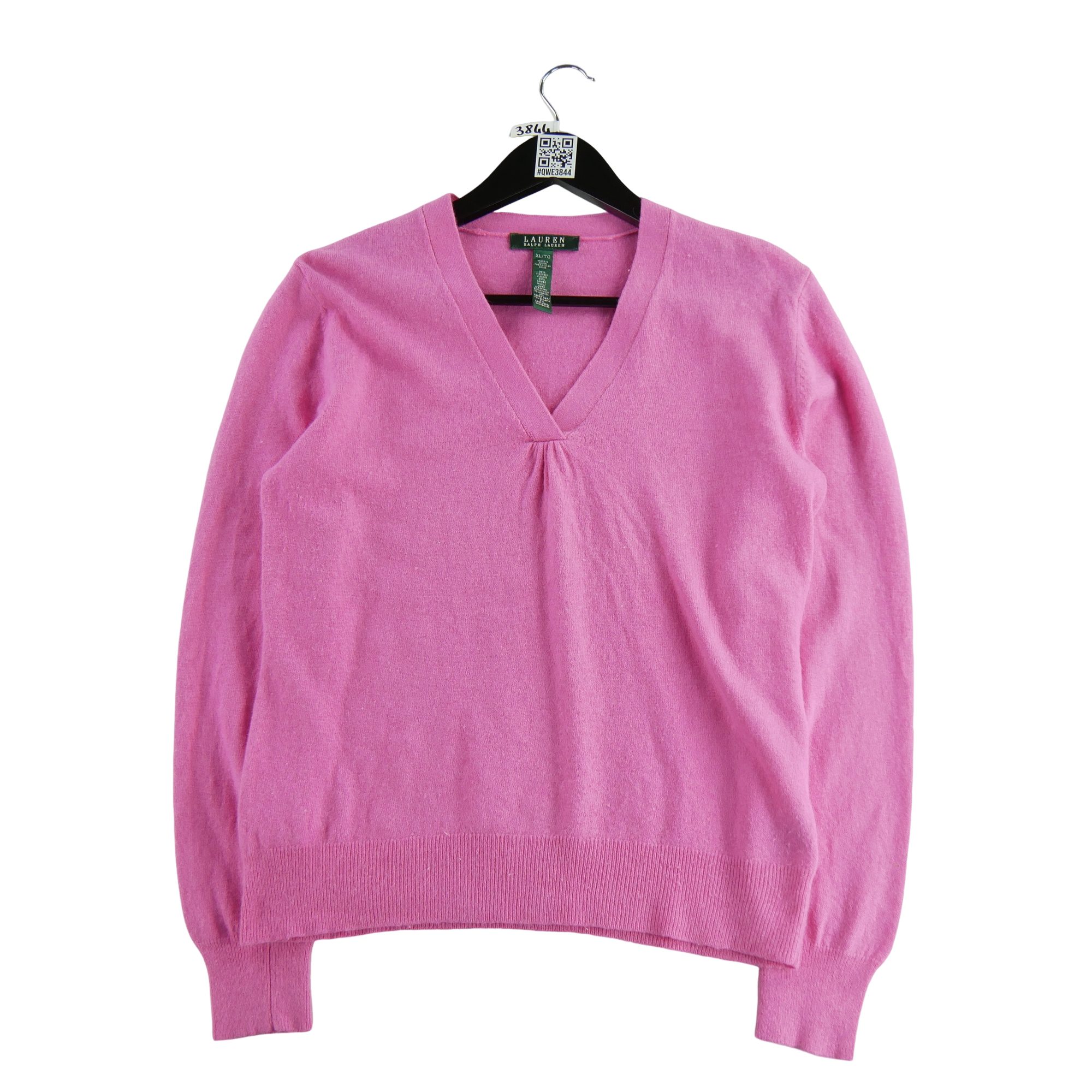 Pull Femme  laine et cachemire Rose 1