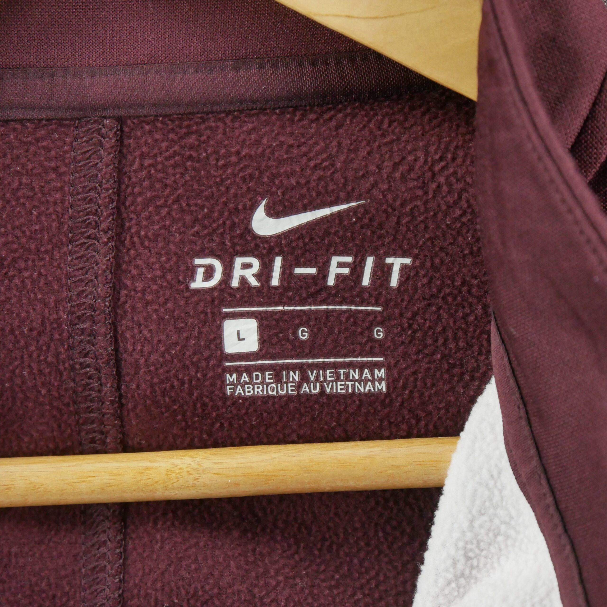 Sweat Homme  Dri-Fit Bordeaux 8