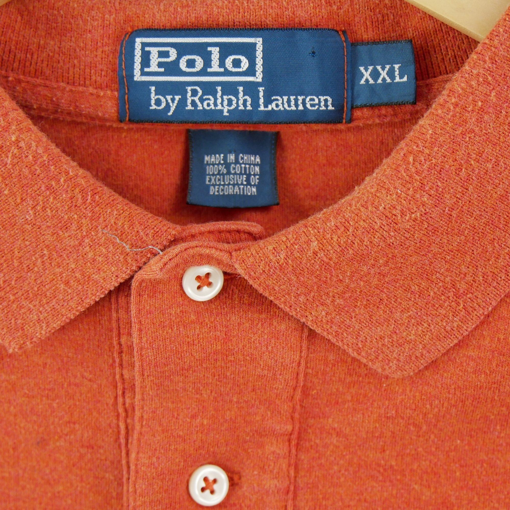 Polo manches courtes Homme  Orange 4