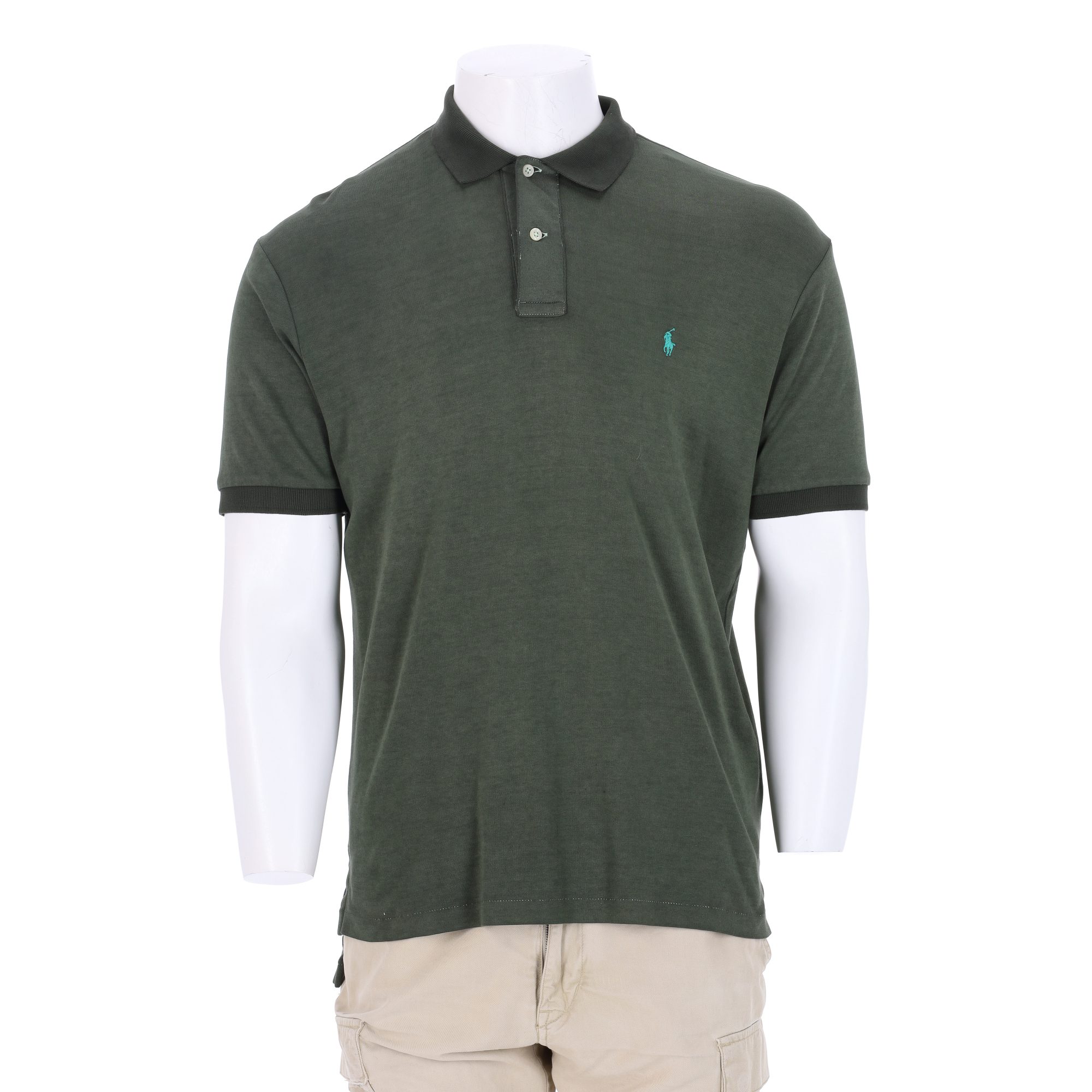 Polo manches courtes Homme  Kaki 1