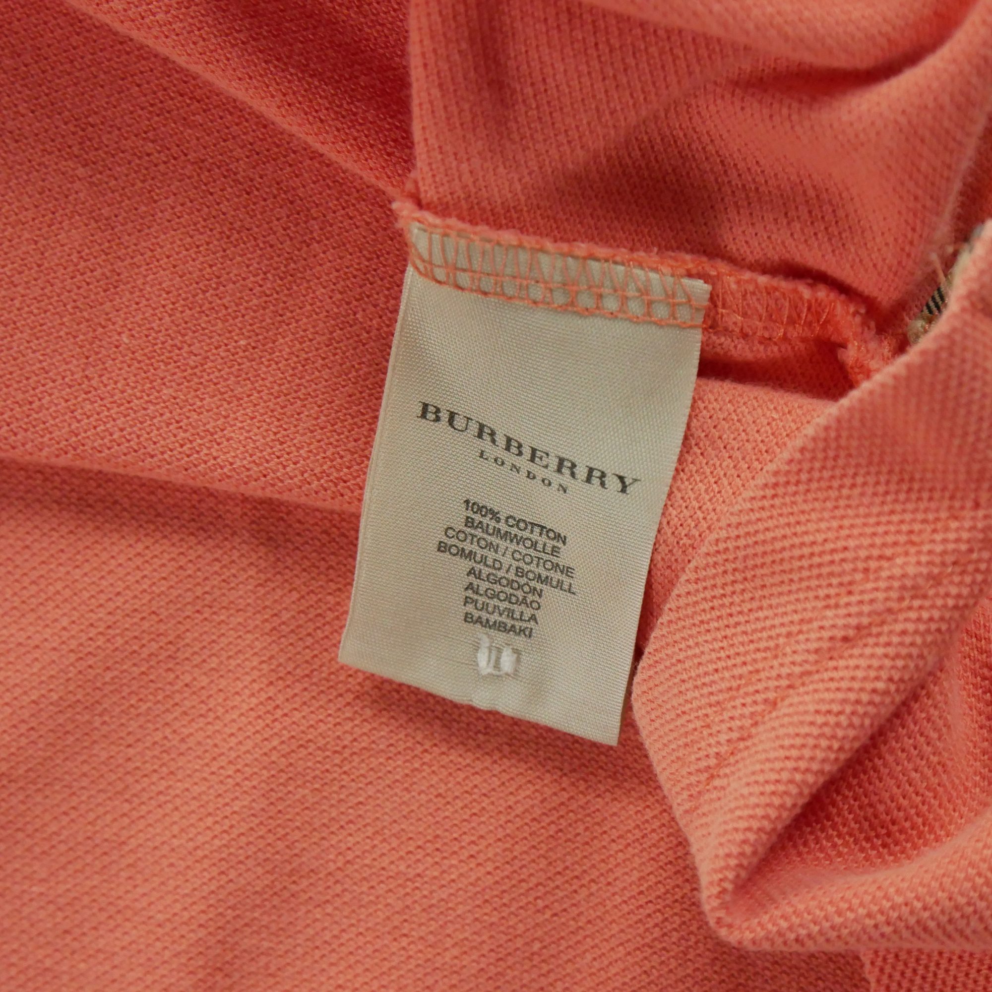 Polo manches courtes Homme  Corail 7