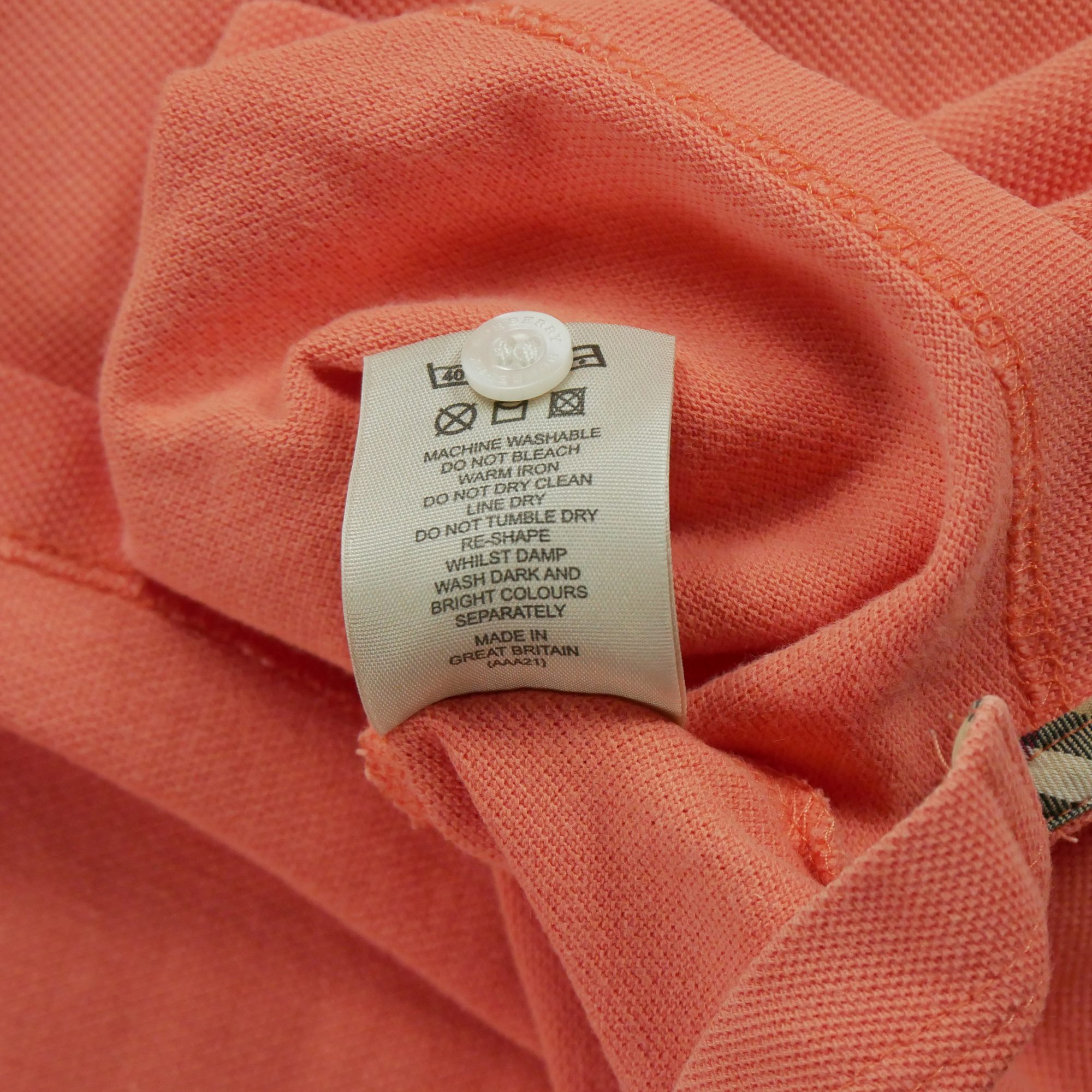 Polo manches courtes Homme  Corail 8
