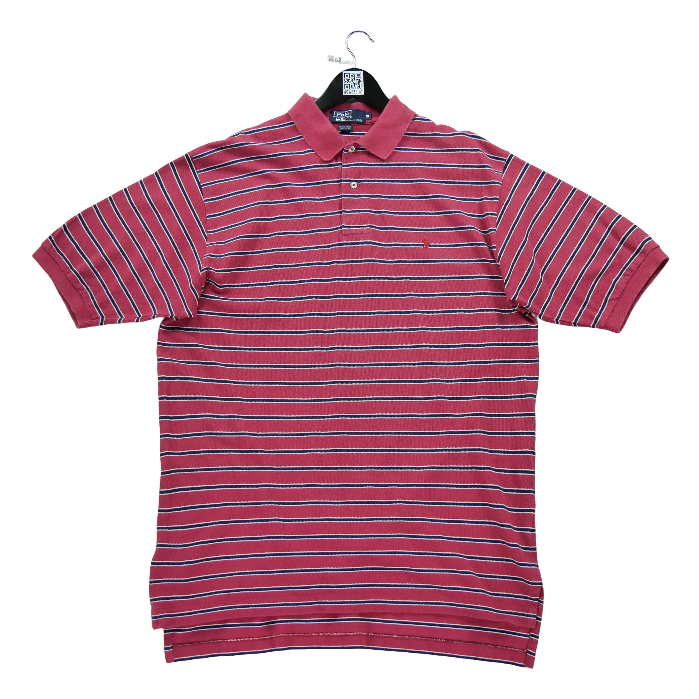 Polo manches courtes Homme  Rouge 1