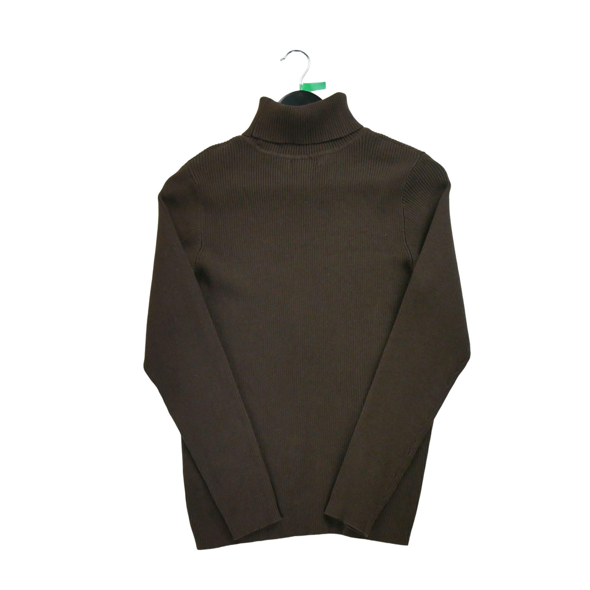 Pull Femme  col roulé Marron 2