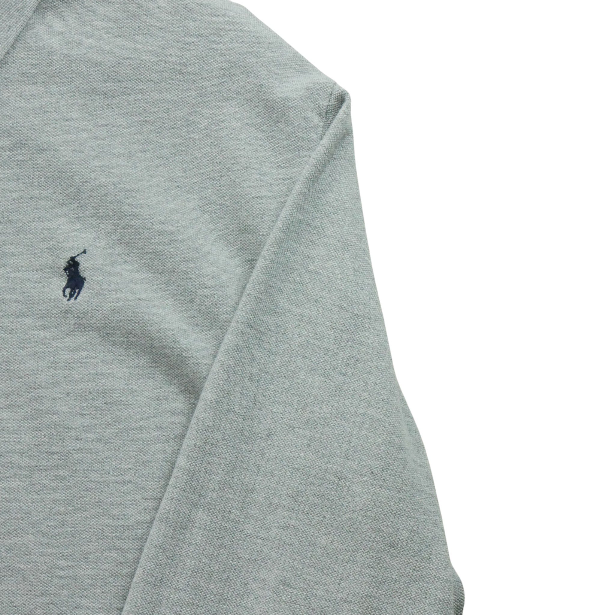 Polo manches longues Homme  Gris 7