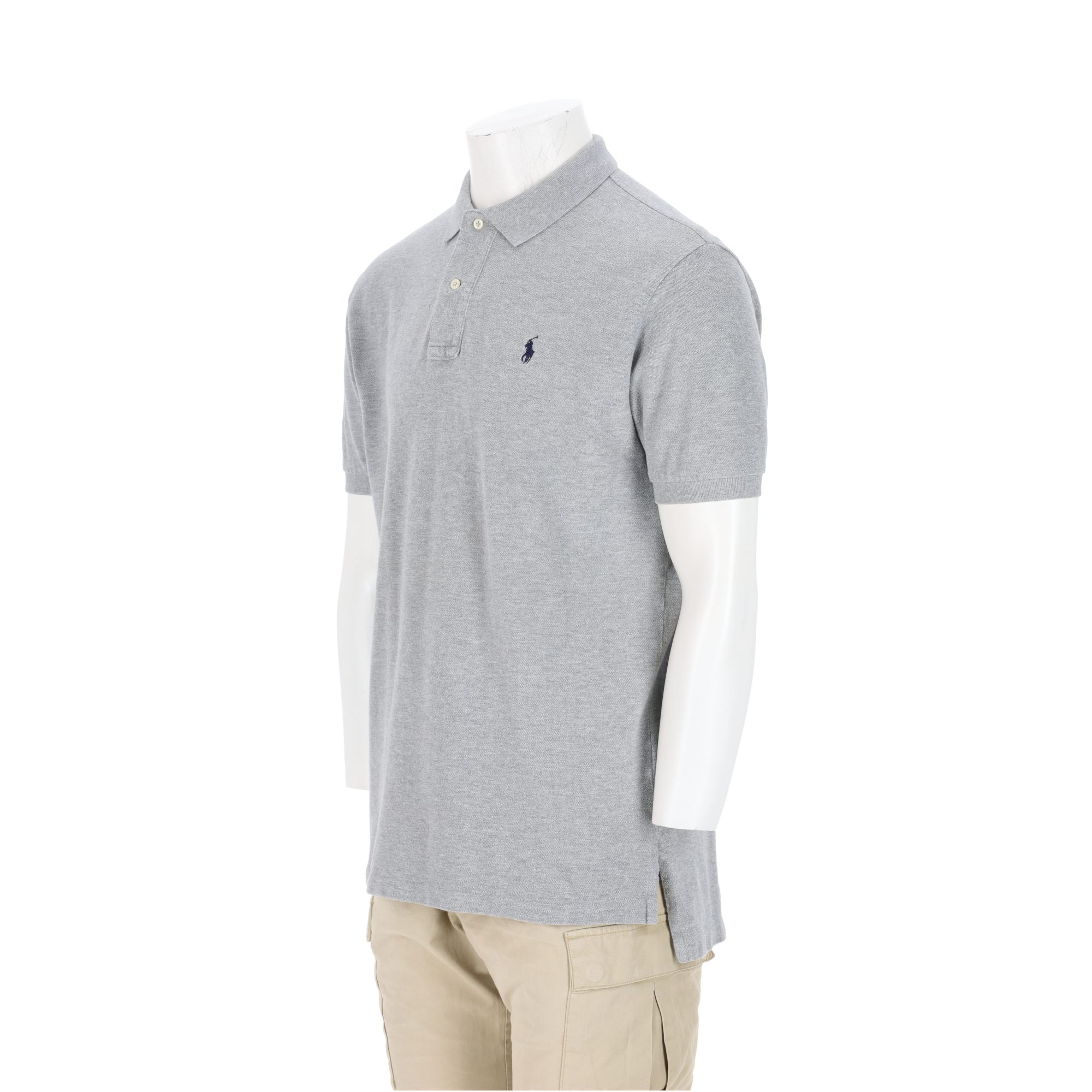Polo manches courtes Homme  Gris 4