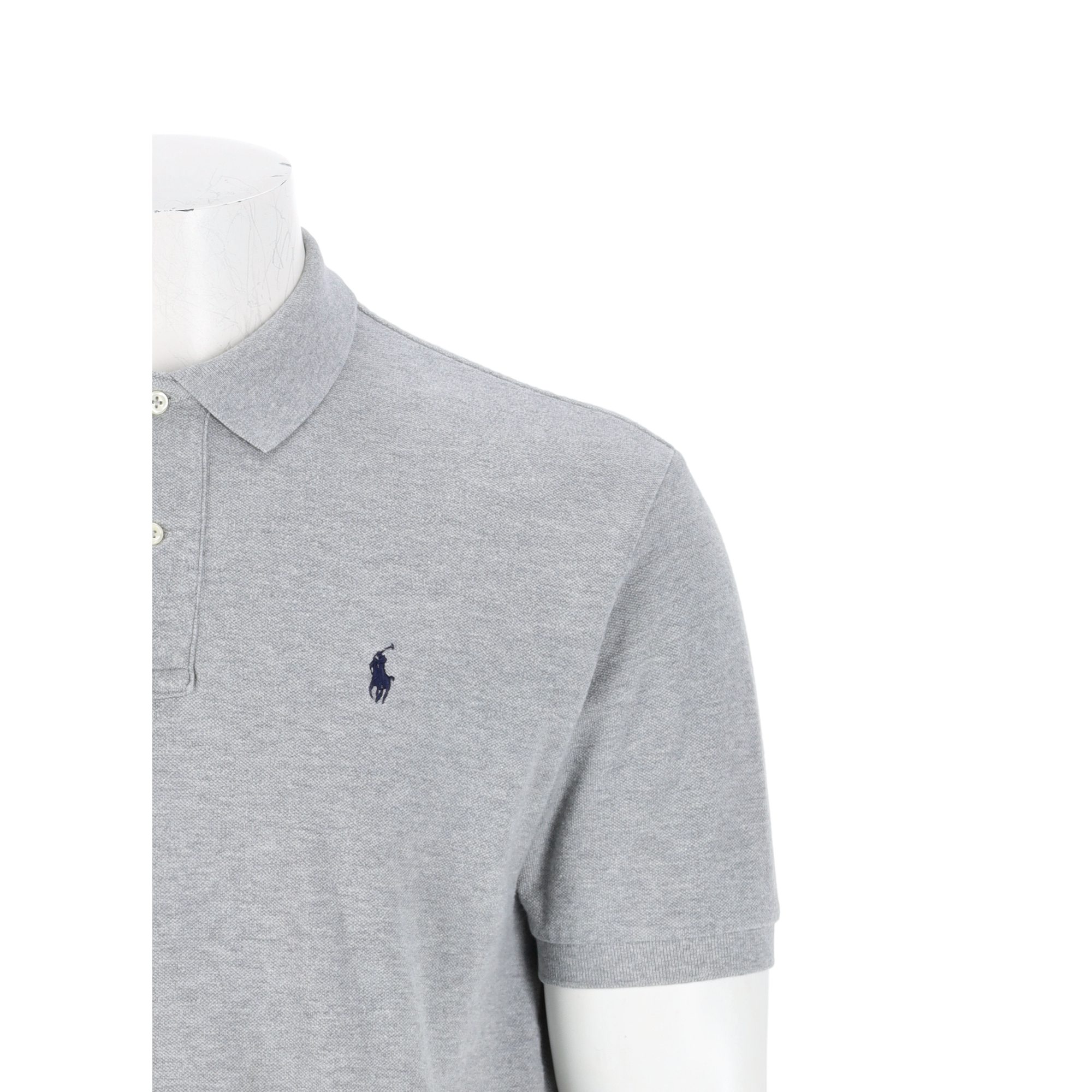 Polo manches courtes Homme  Gris 7