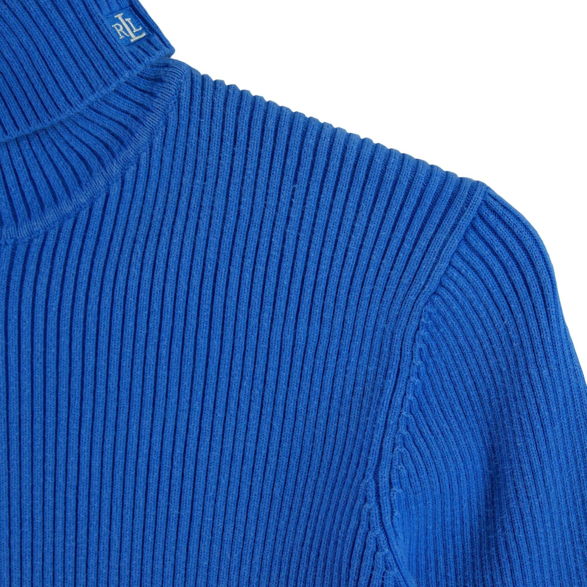 Pull Femme  col roulé Bleu clair 3