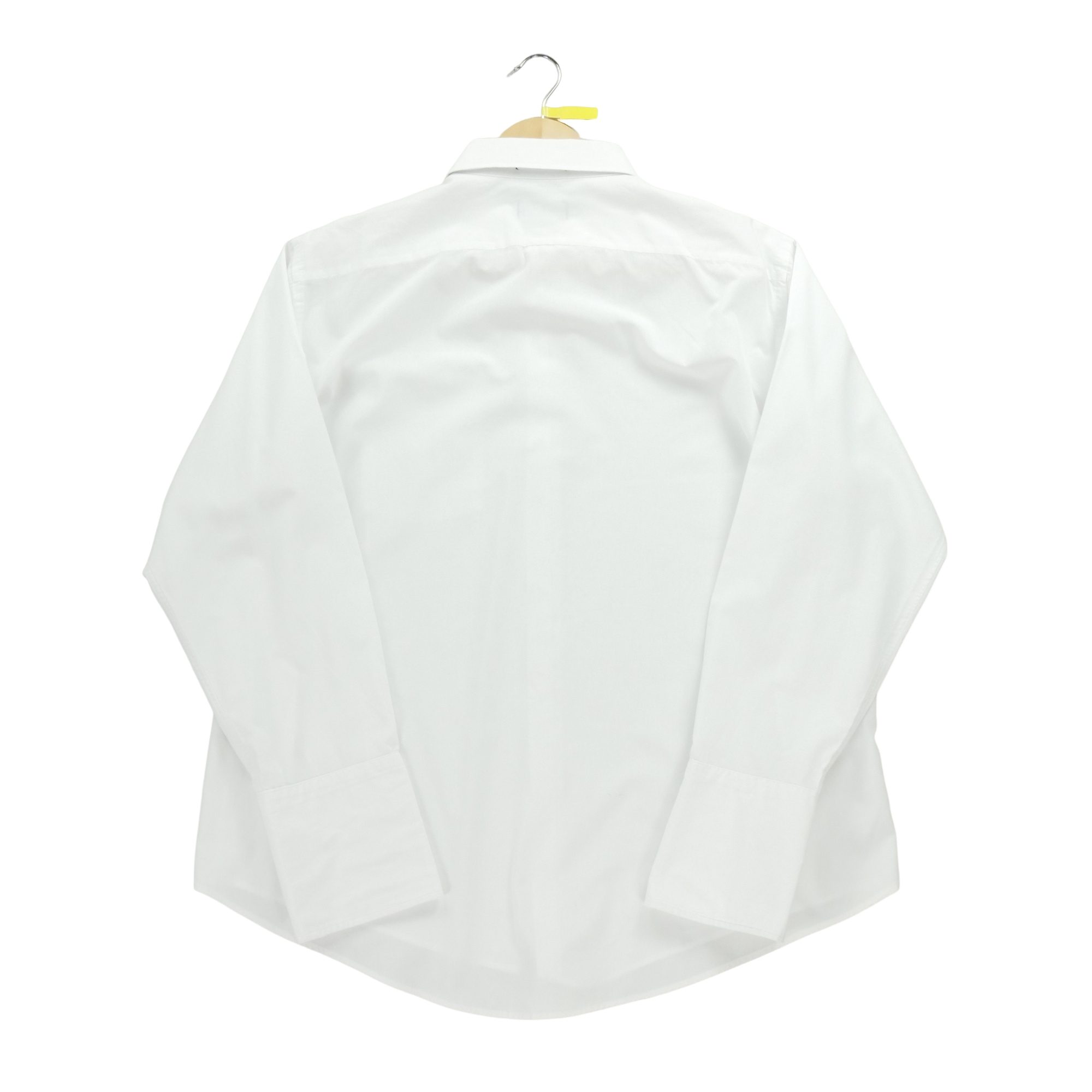 Chemise classiques Homme uni Blanc 3