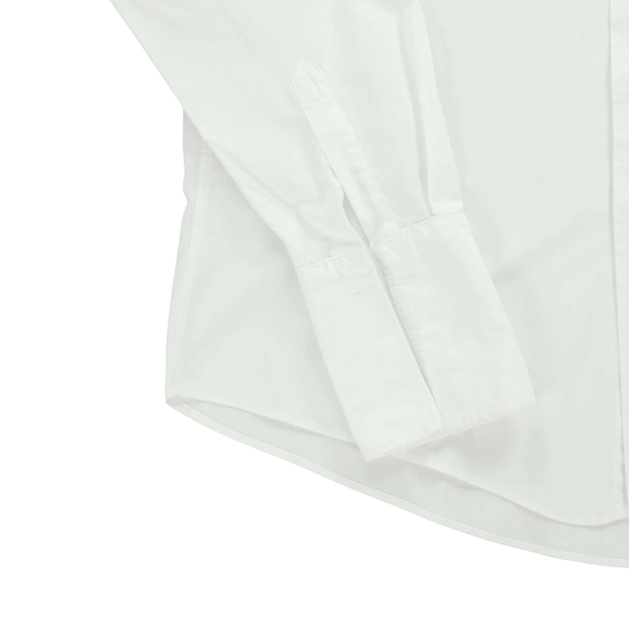 Chemise classiques Homme uni Blanc 5