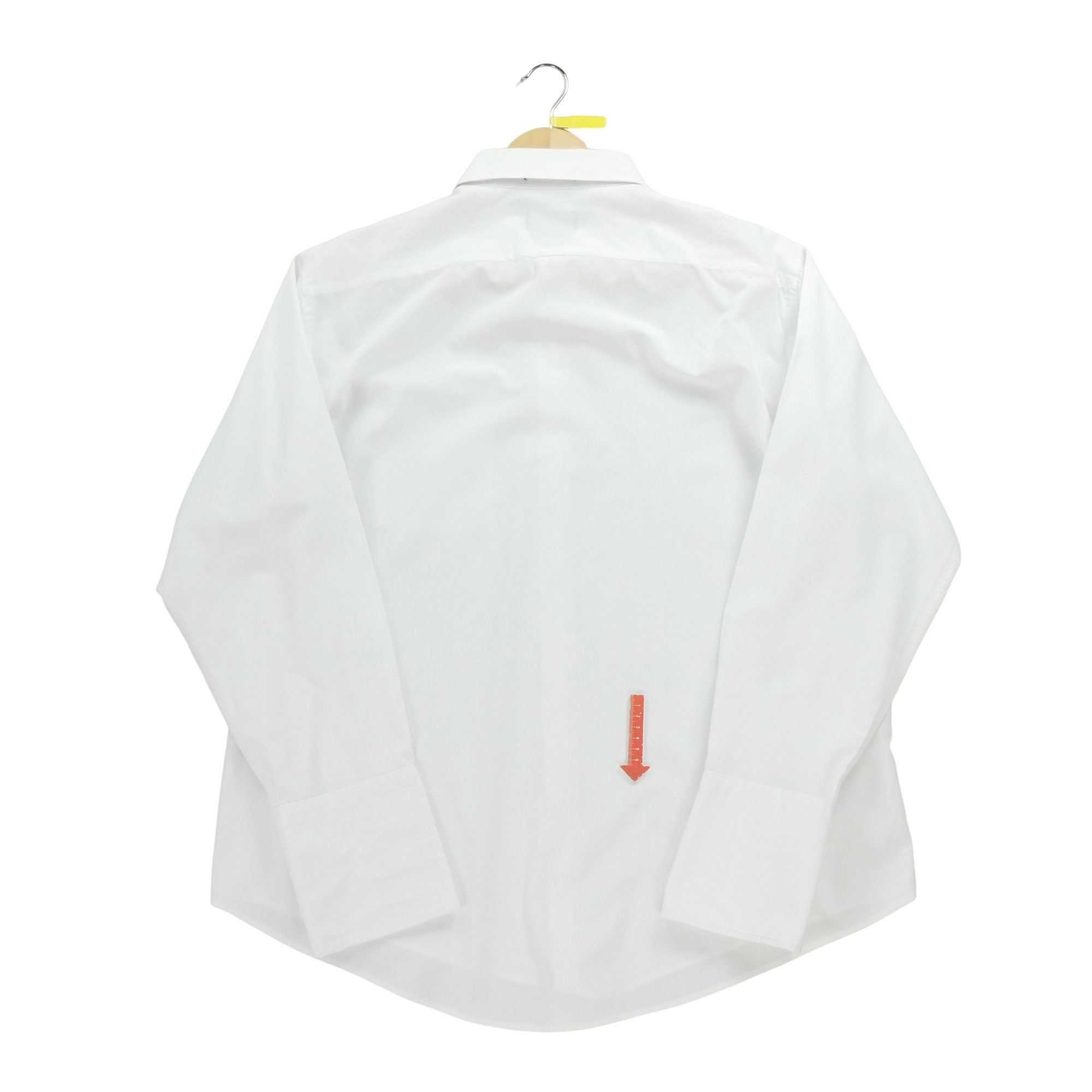 Chemise classiques Homme uni Blanc 8