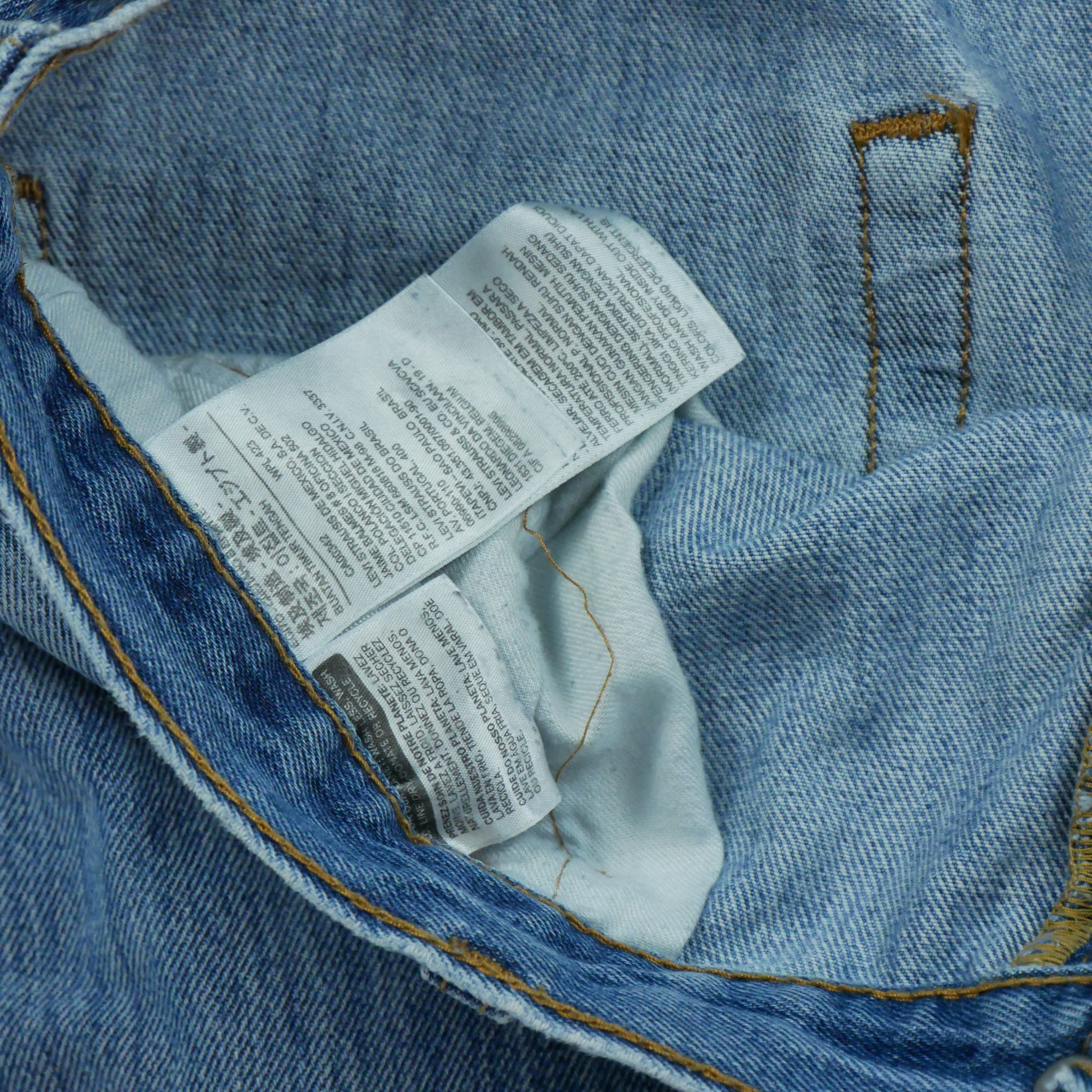 Jean Homme Levis 501 Bleu clair 7