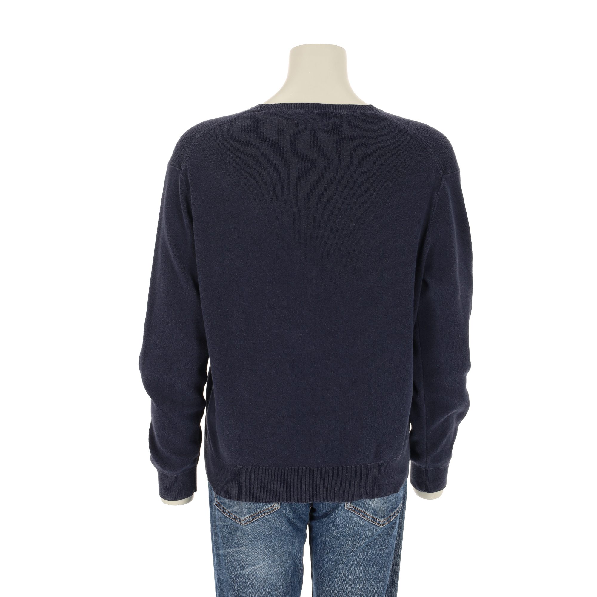 Pull Femme  Col V Marine 2