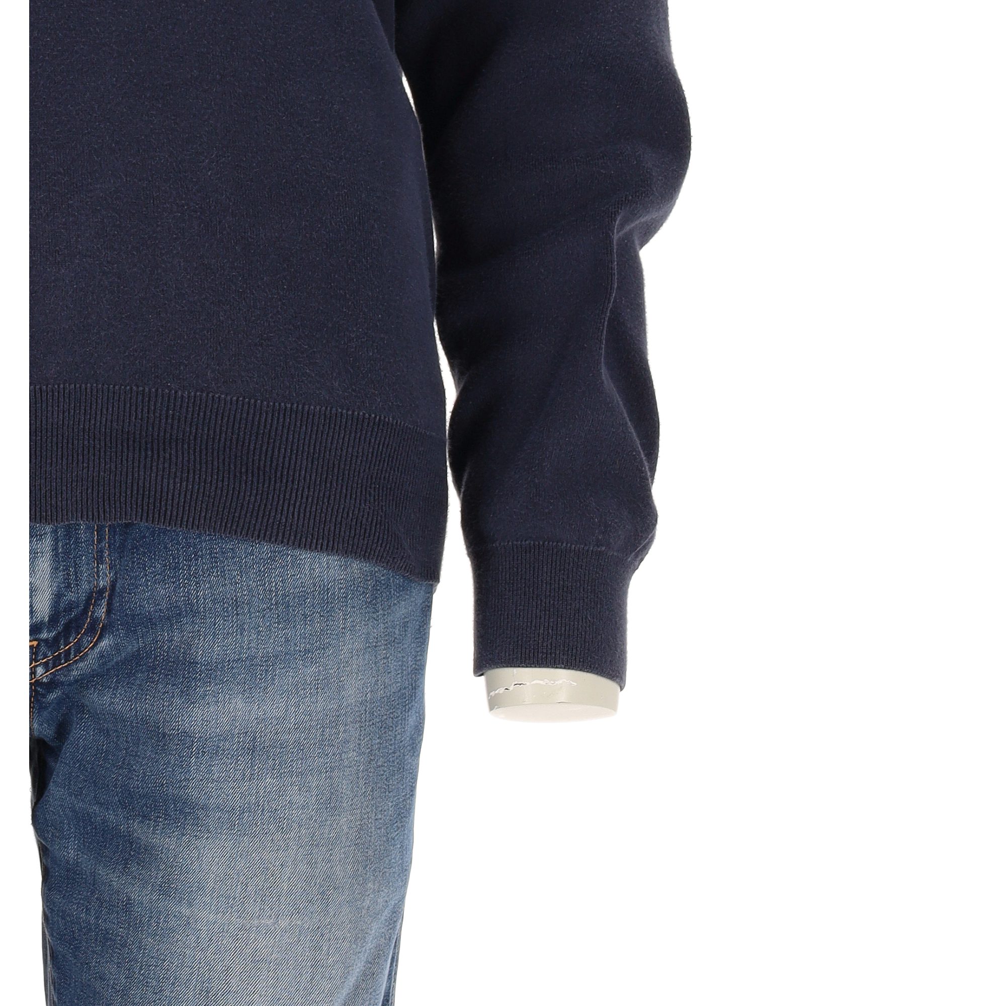 Pull Femme  Col V Marine 7