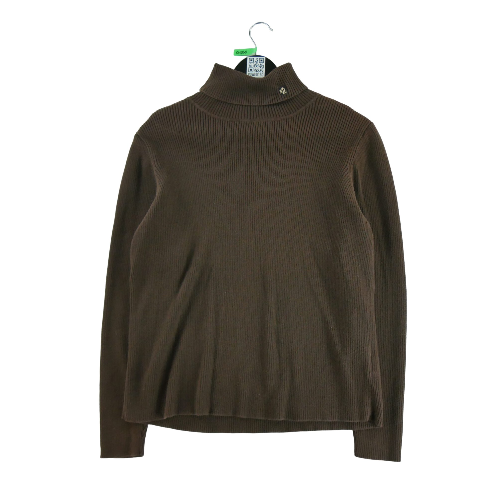 Pull Femme  col roulé Marron 1