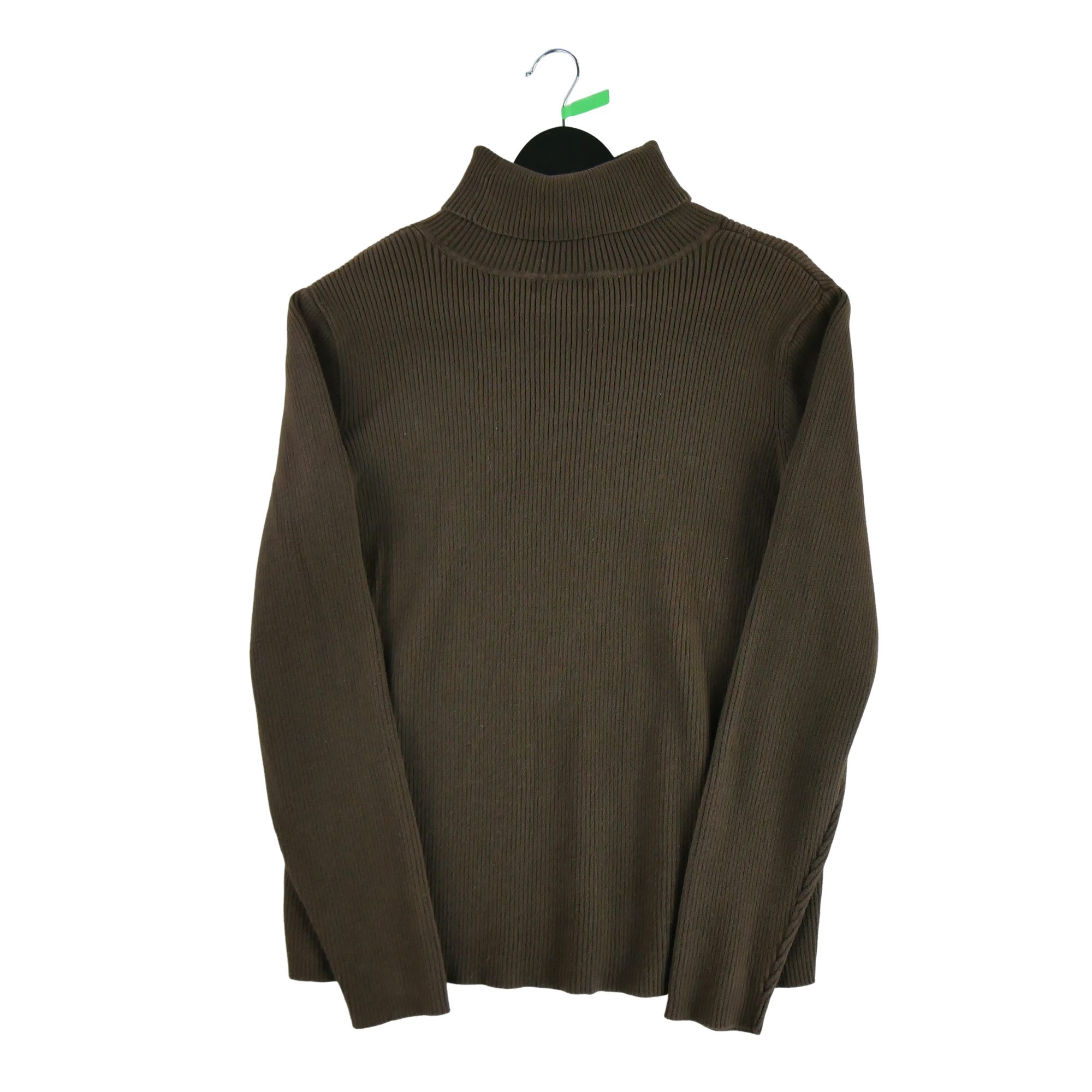 Pull Femme  col roulé Marron 2