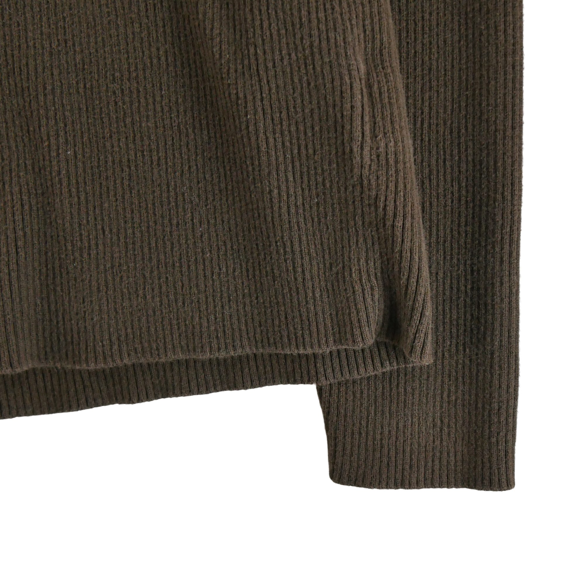 Pull Femme  col roulé Marron 4