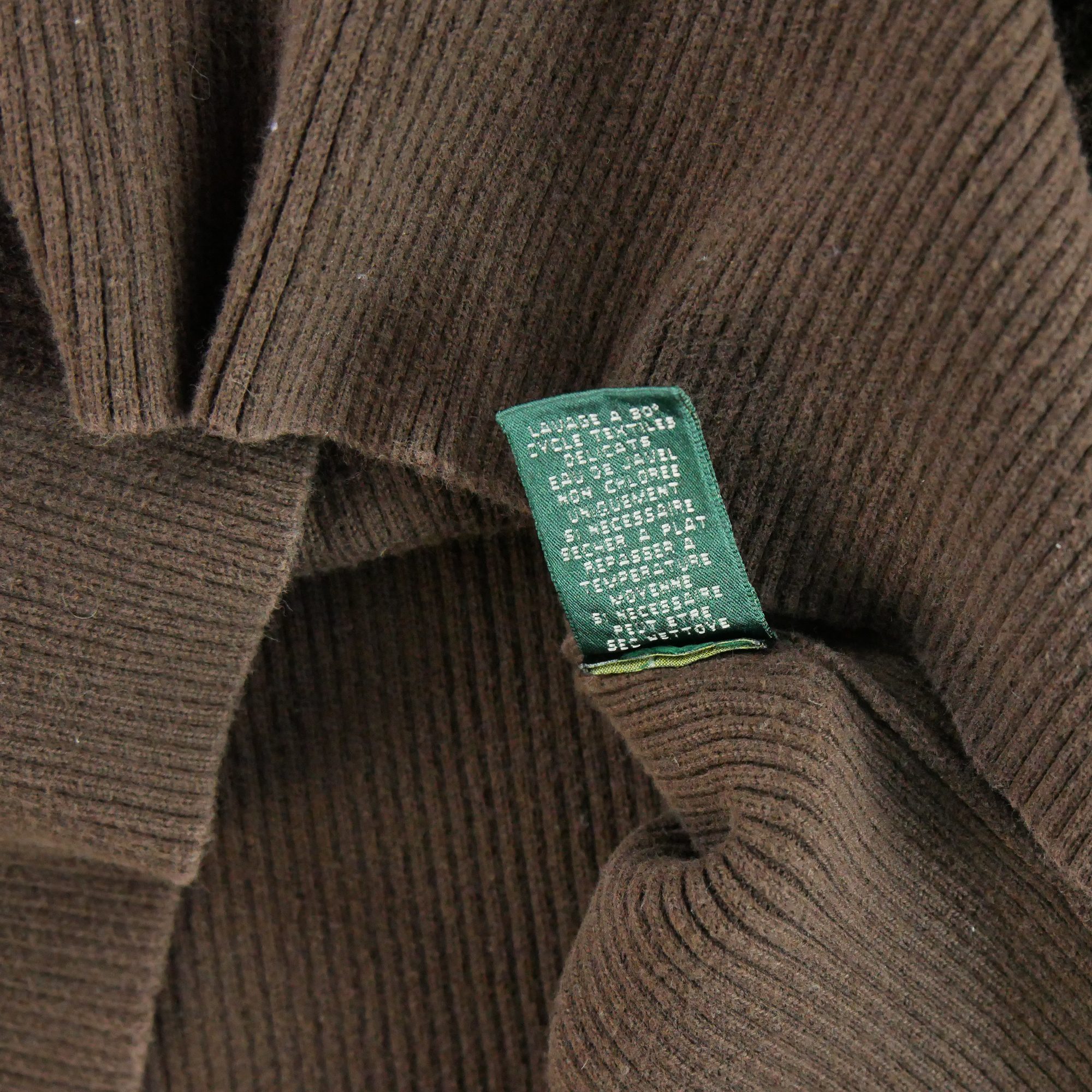Pull Femme  col roulé Marron 5