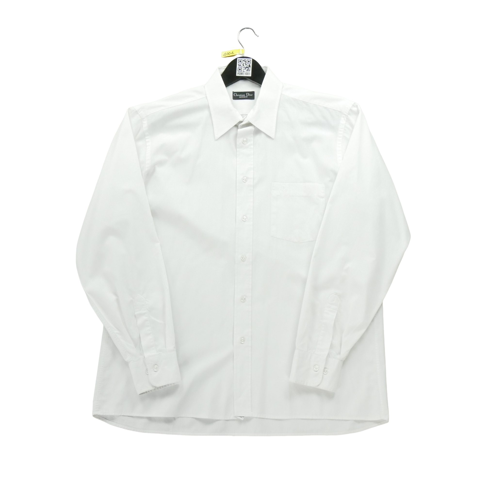 Chemise classique Homme uni Blanc 2