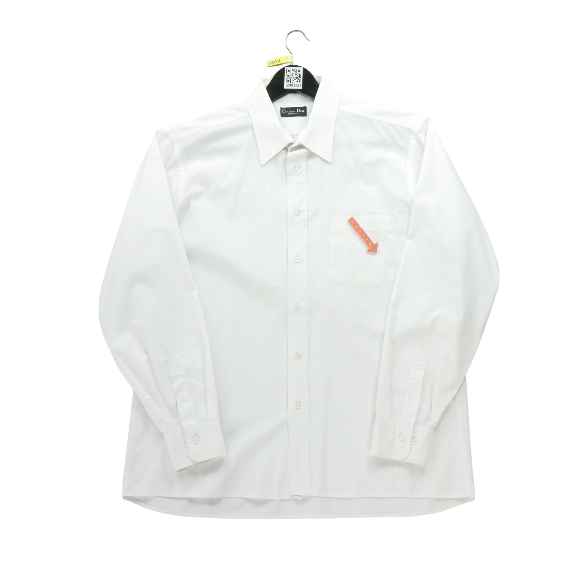 Chemise classique Homme uni Blanc 6