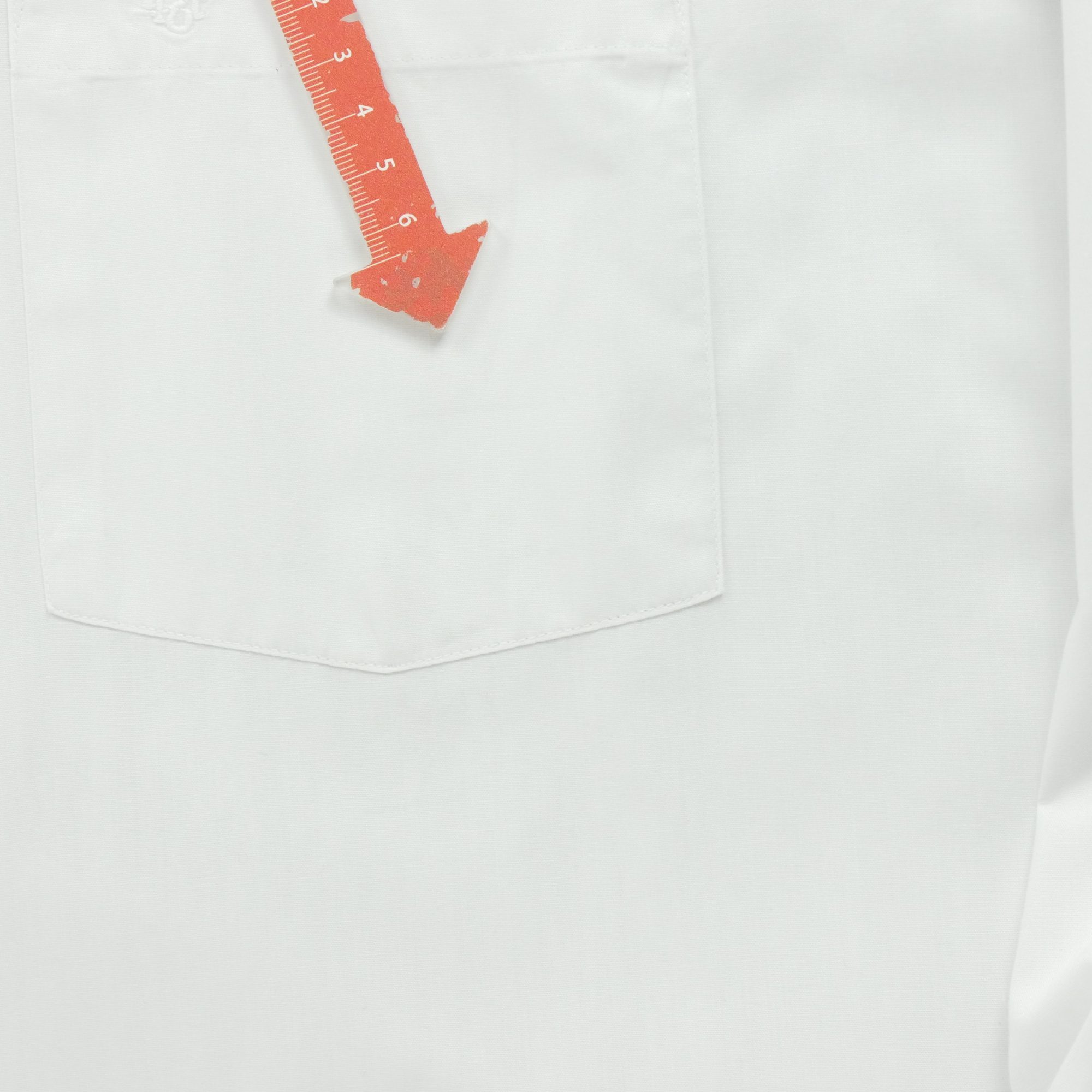 Chemise classique Homme uni Blanc 7