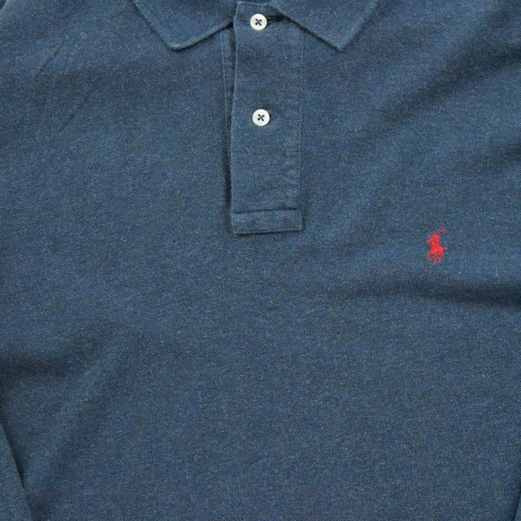 Polo manches longues Homme  Bleu 4