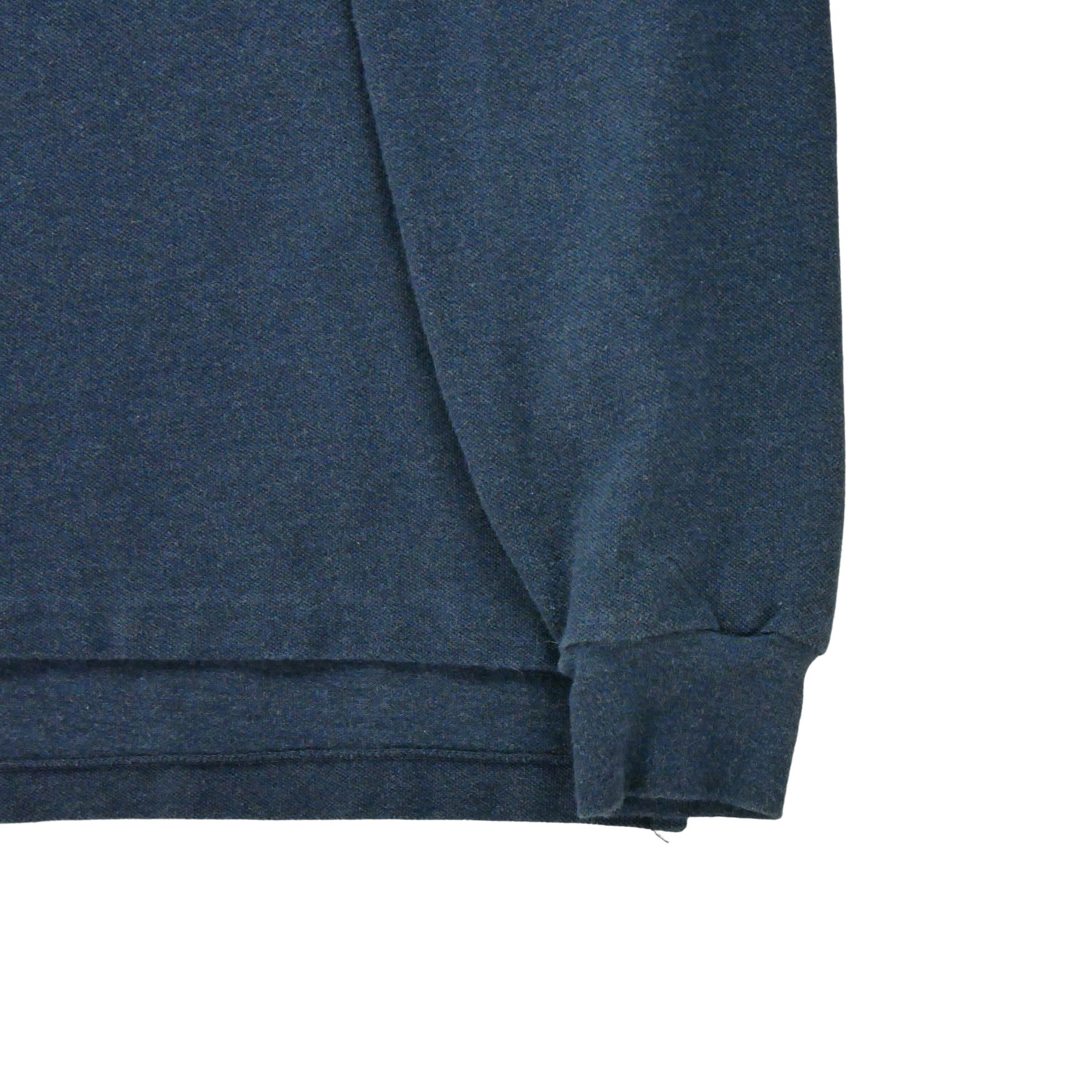 Polo manches longues Homme  Bleu 5