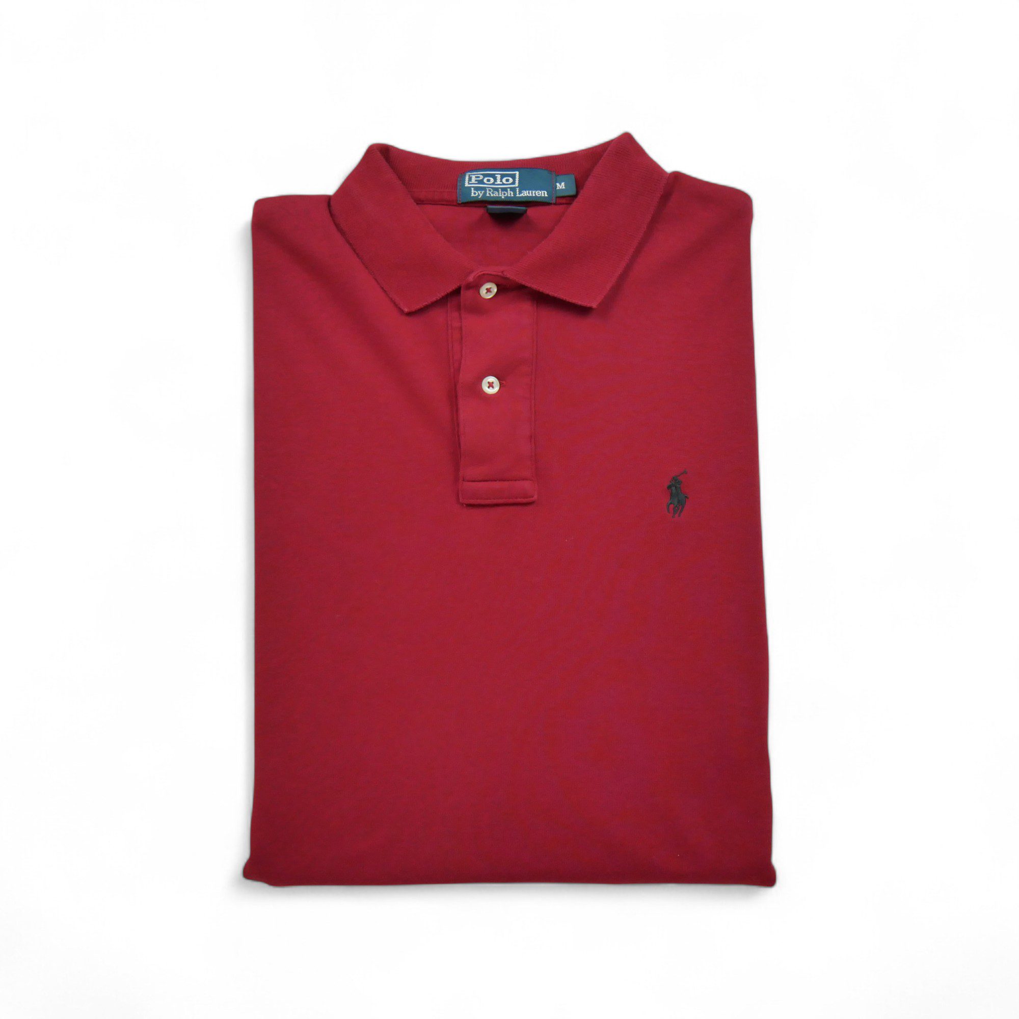 Polo manches longues Homme  Rouge 1
