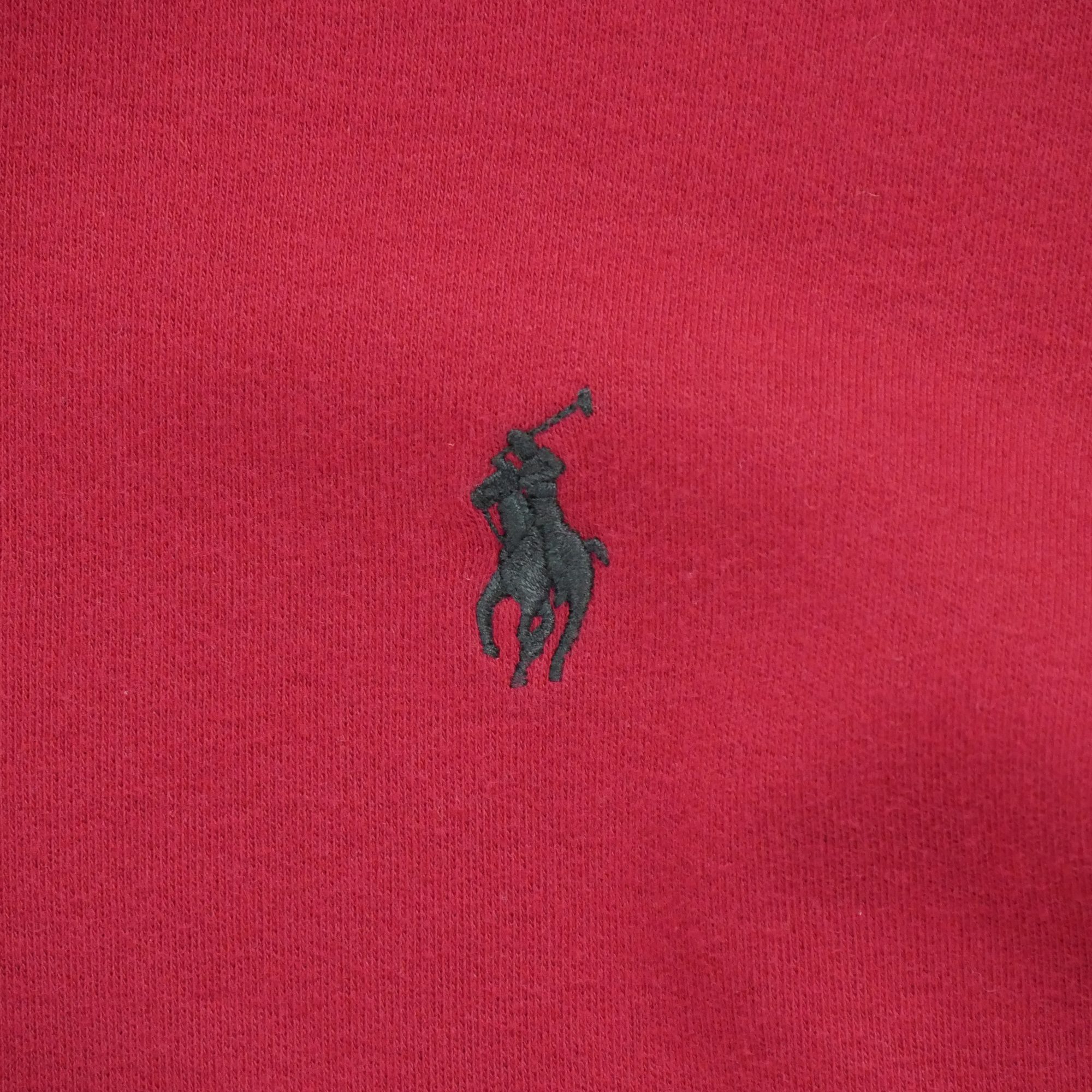 Polo manches longues Homme  Rouge 5