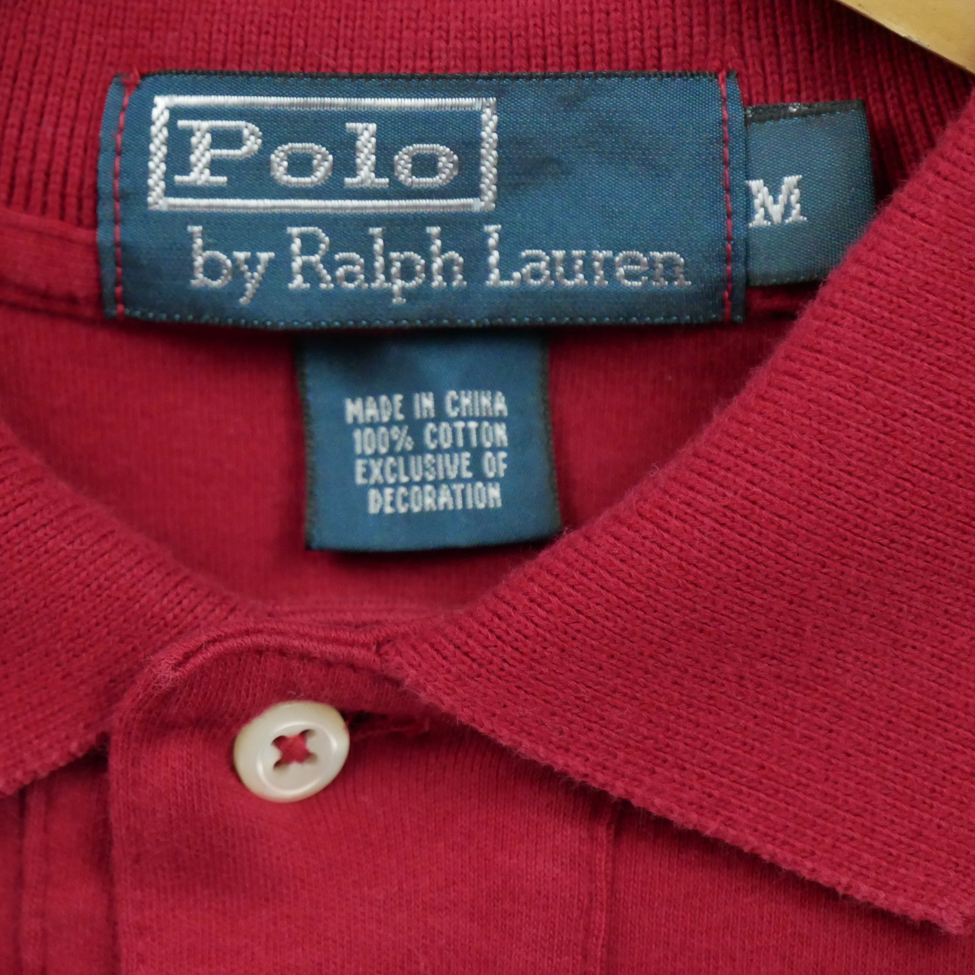 Polo manches longues Homme  Rouge 7