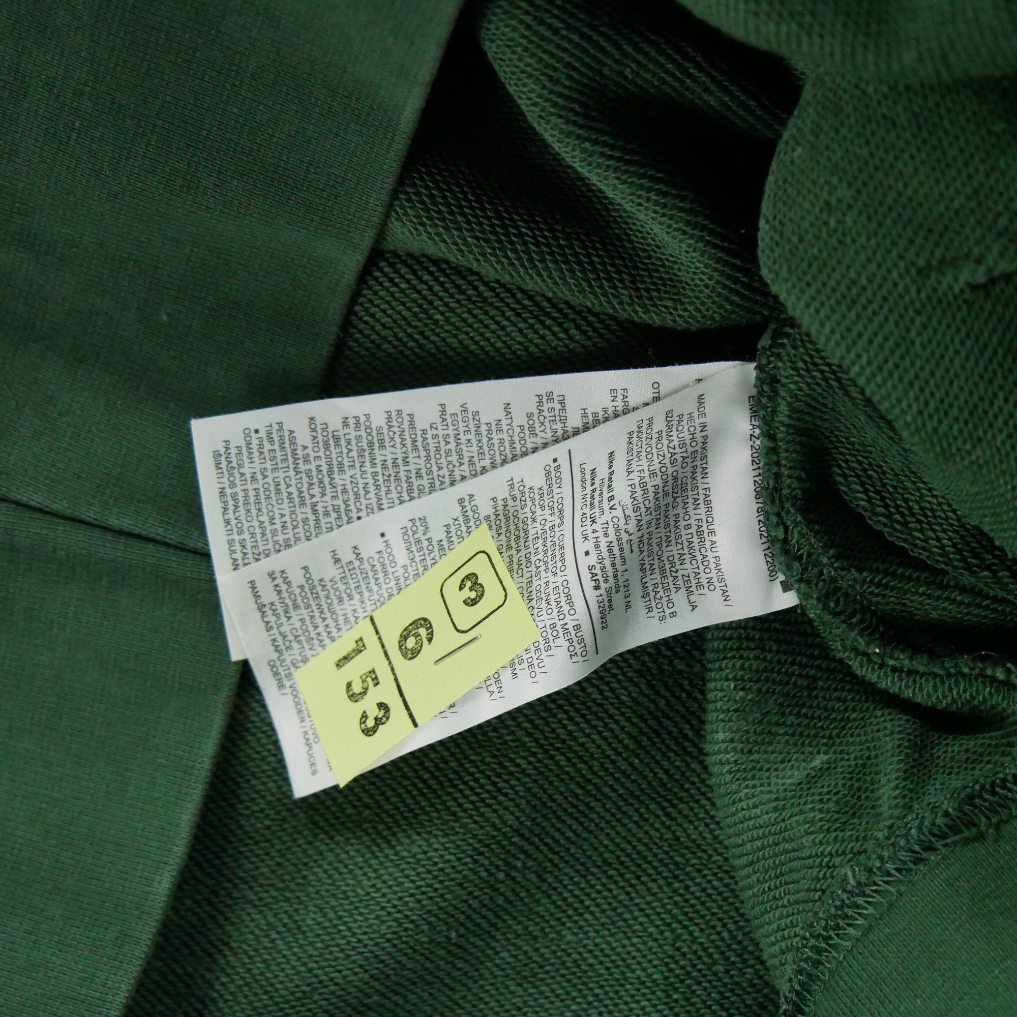 Sweat à capuche Homme  Vert 7