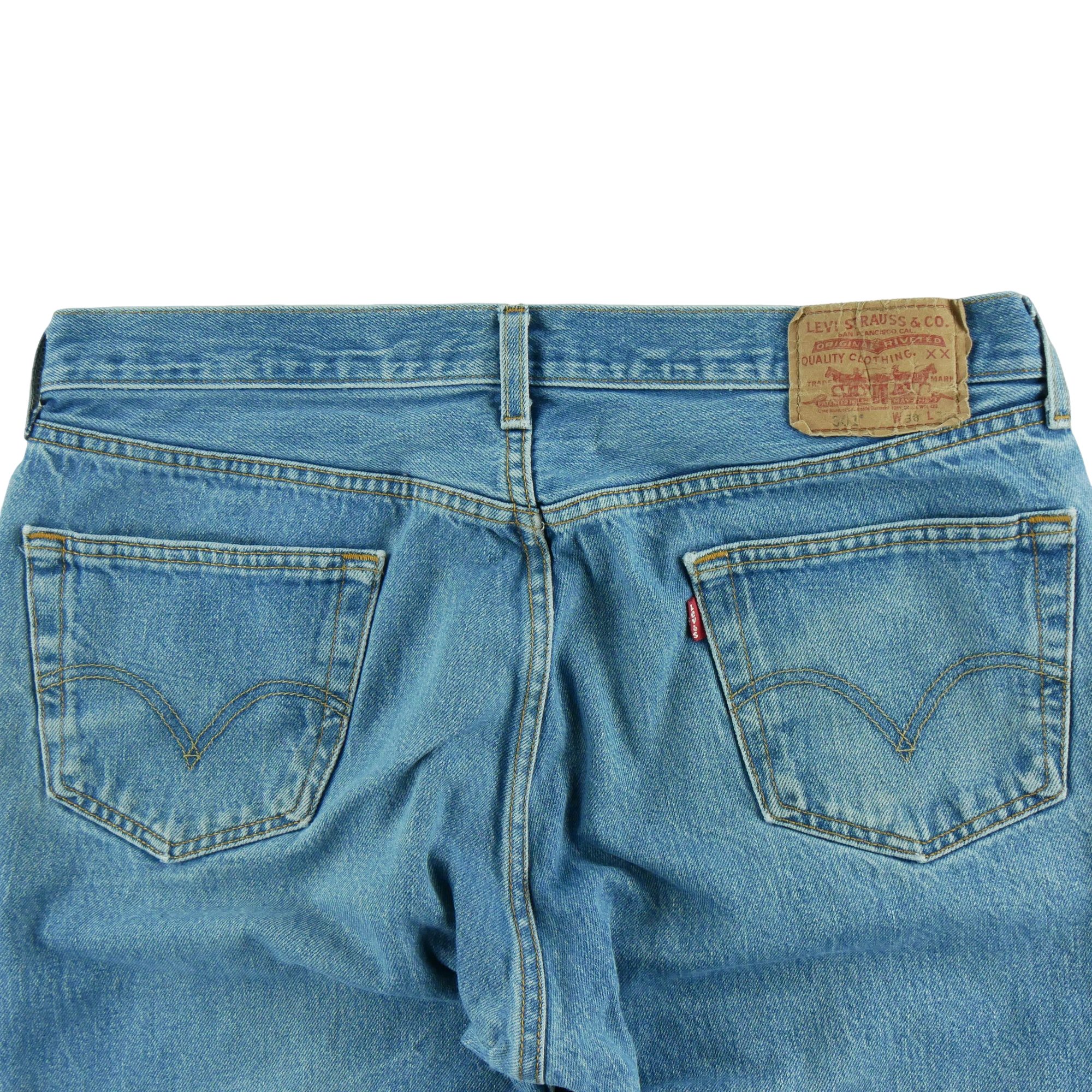 Jean Homme Levis 501 Bleu clair 4
