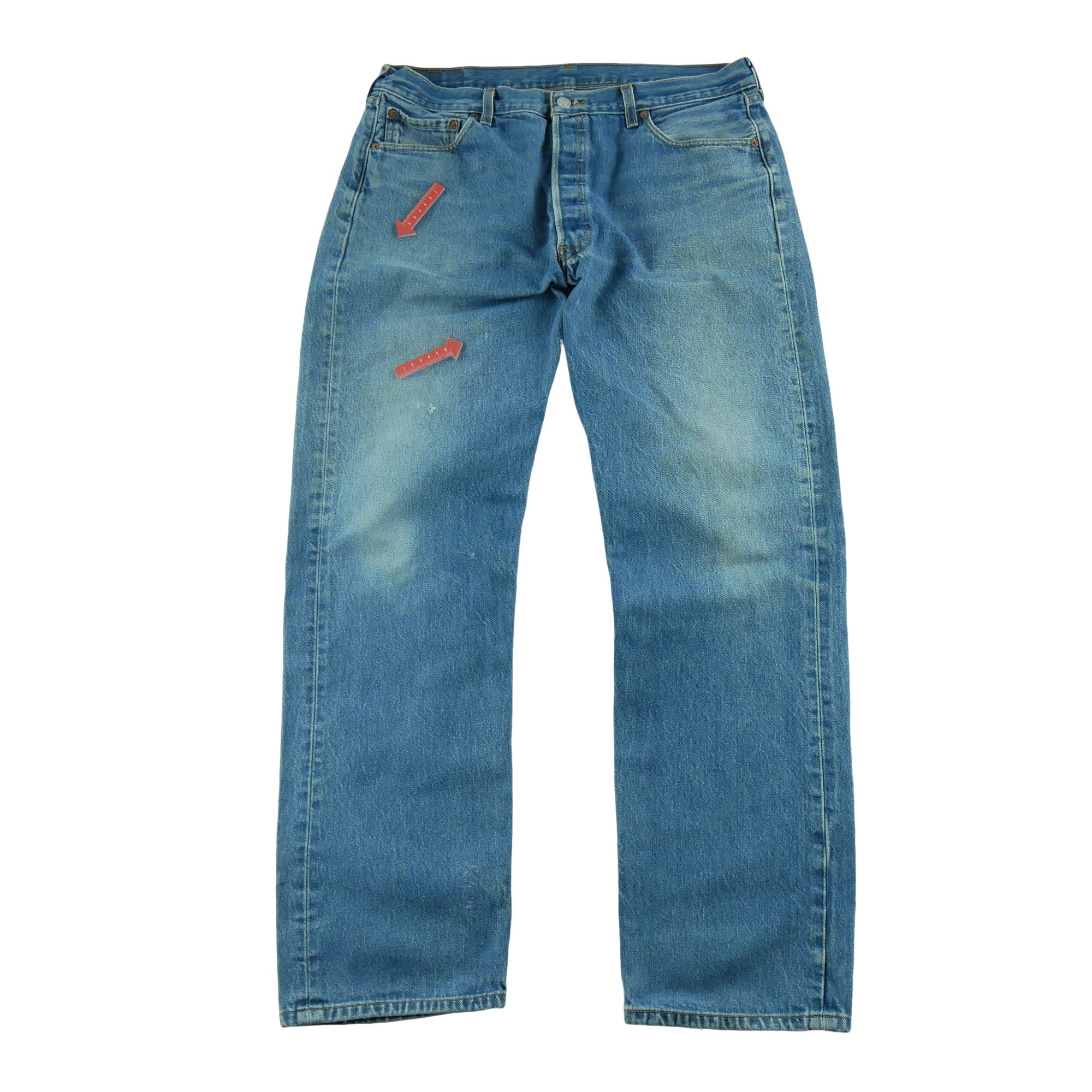 Jean Homme Levis 501 Bleu clair 7