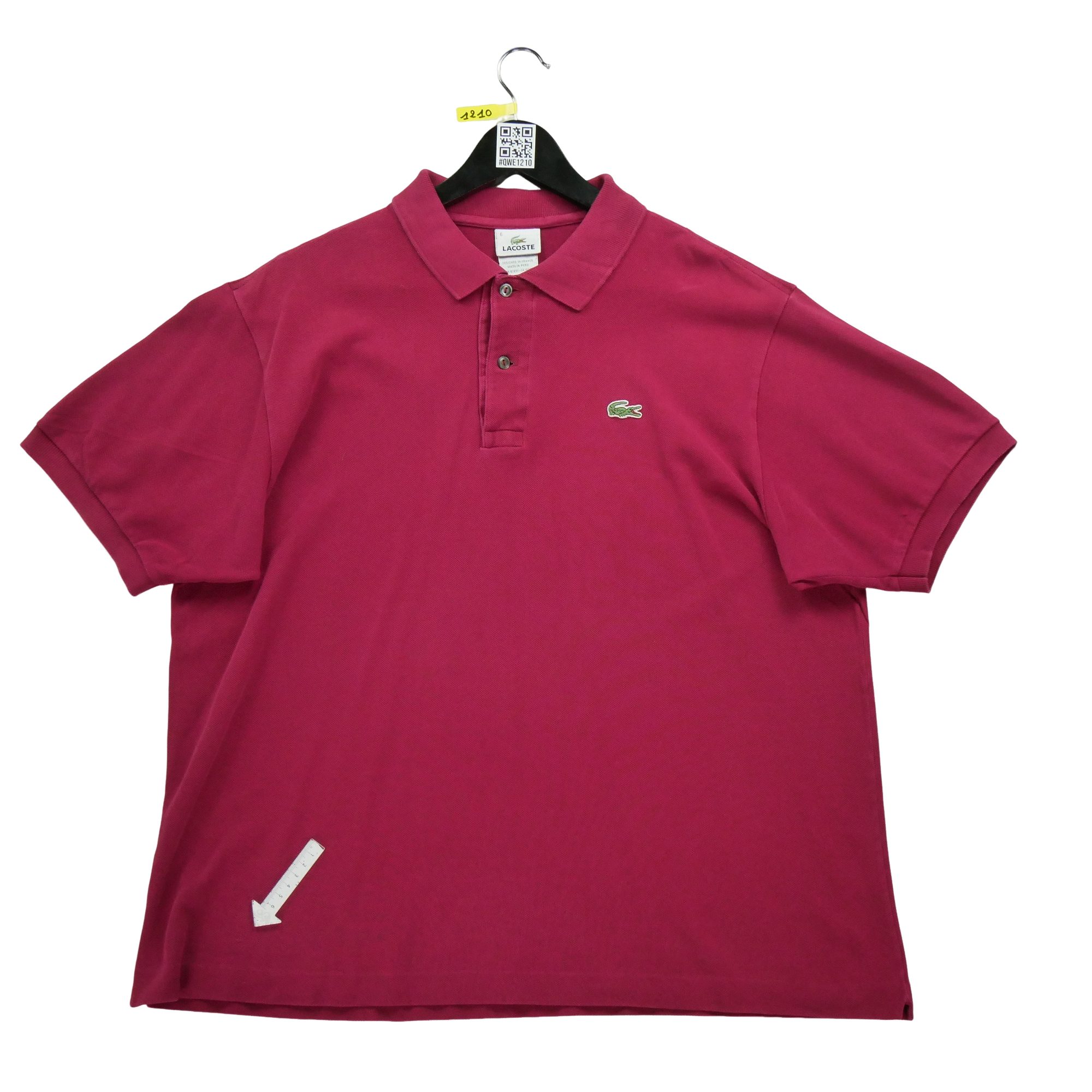 Polo manches courtes Homme  Rouge 5