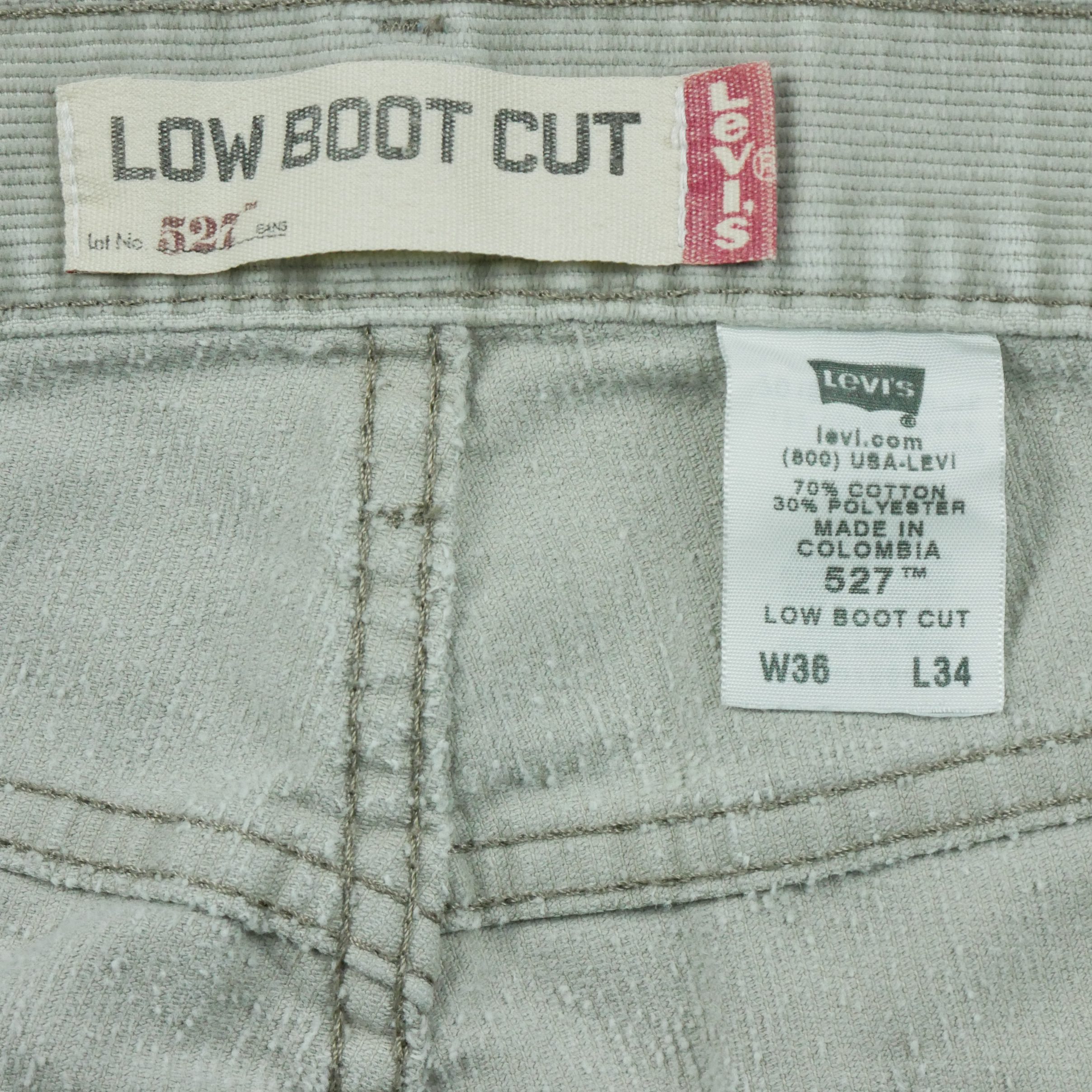 Jean Homme Levis 527 velours côtelé 9