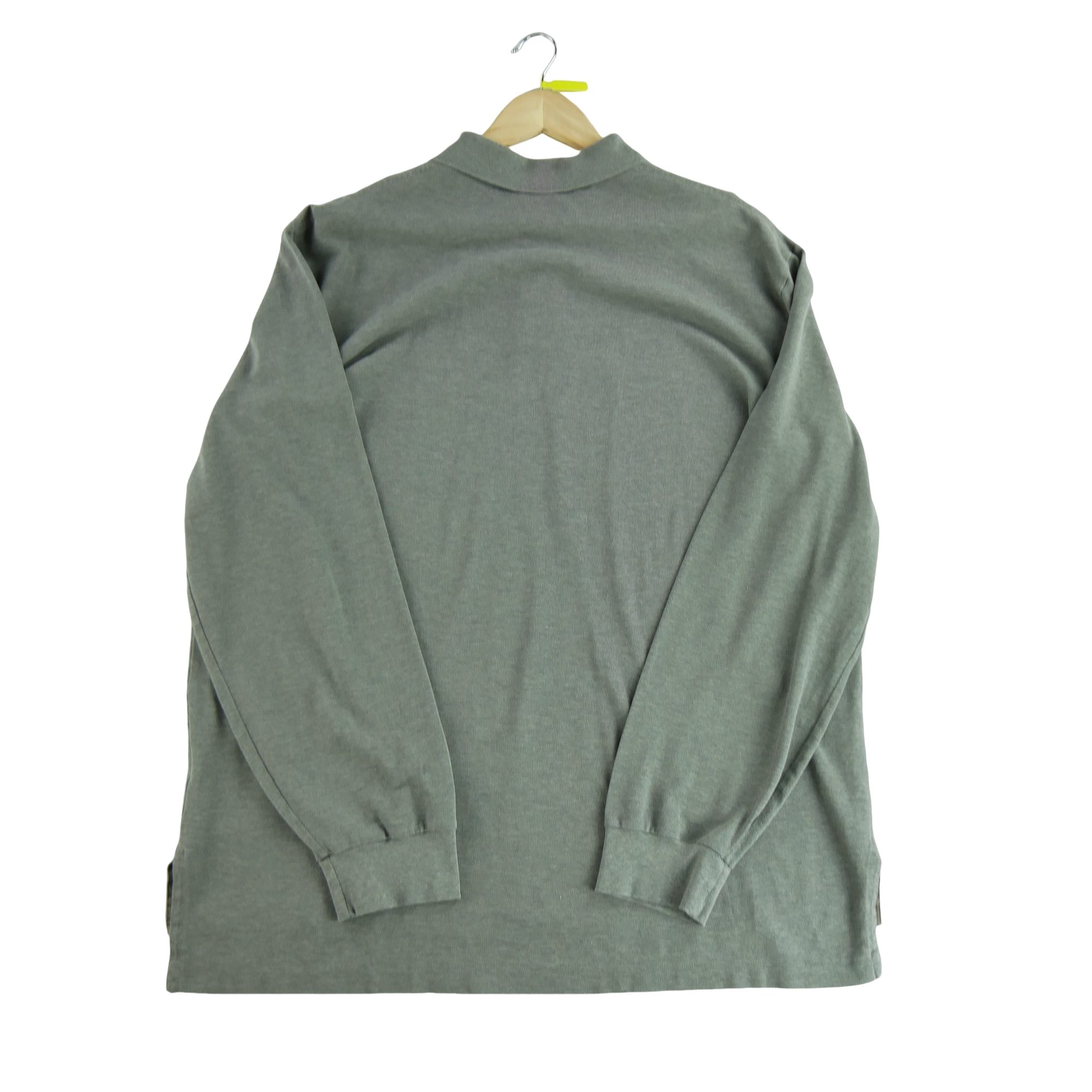 Polo manches longues Homme  Gris 2
