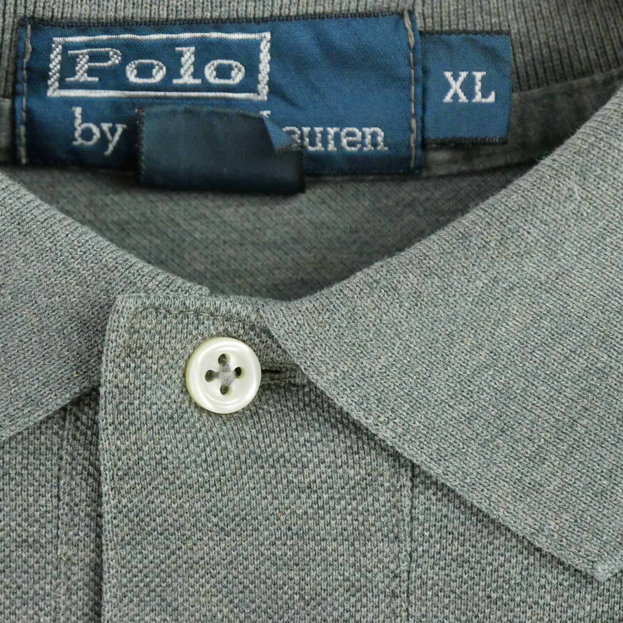 Polo manches longues Homme  Gris 5