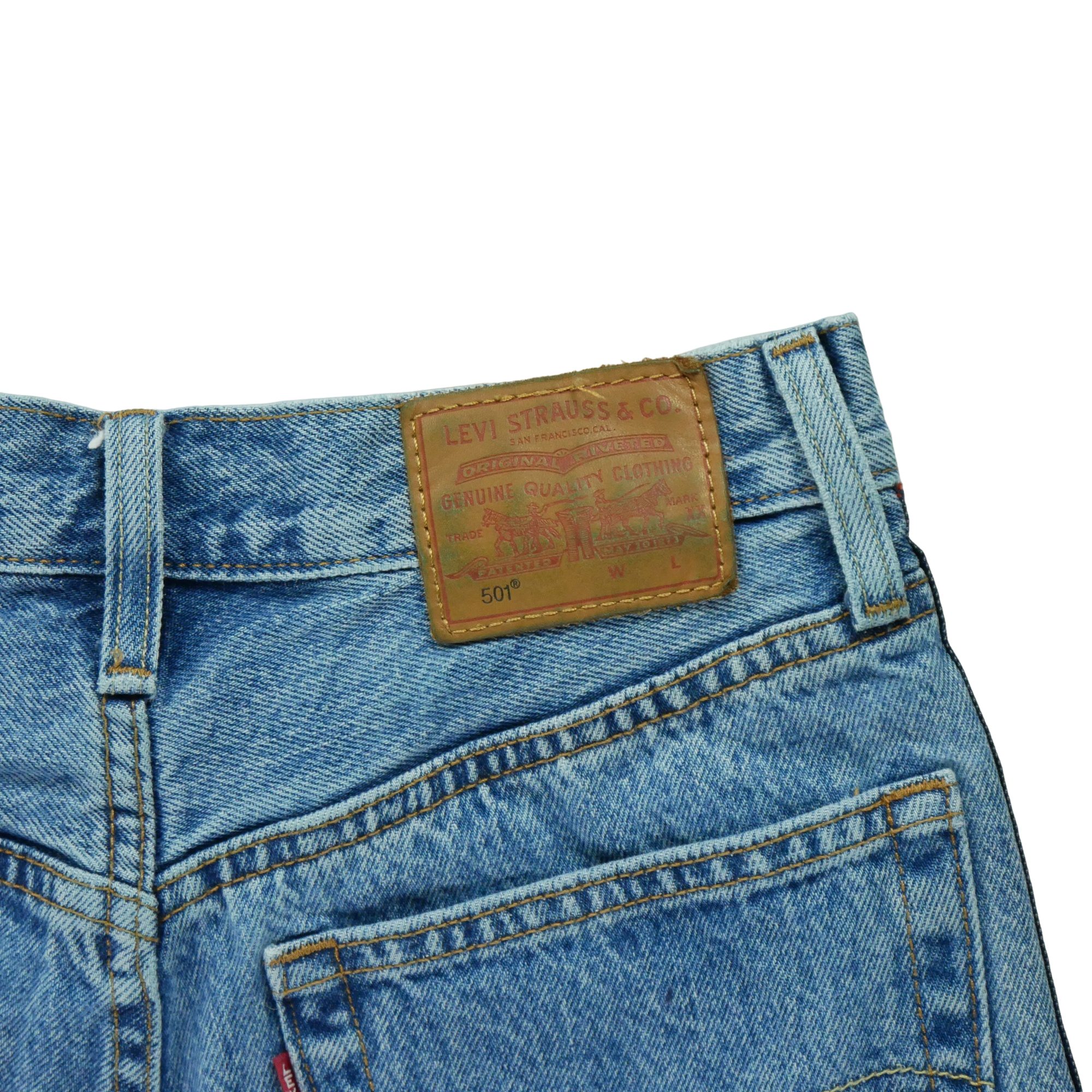 Short Femme  Levis 501 Bleu clair 3