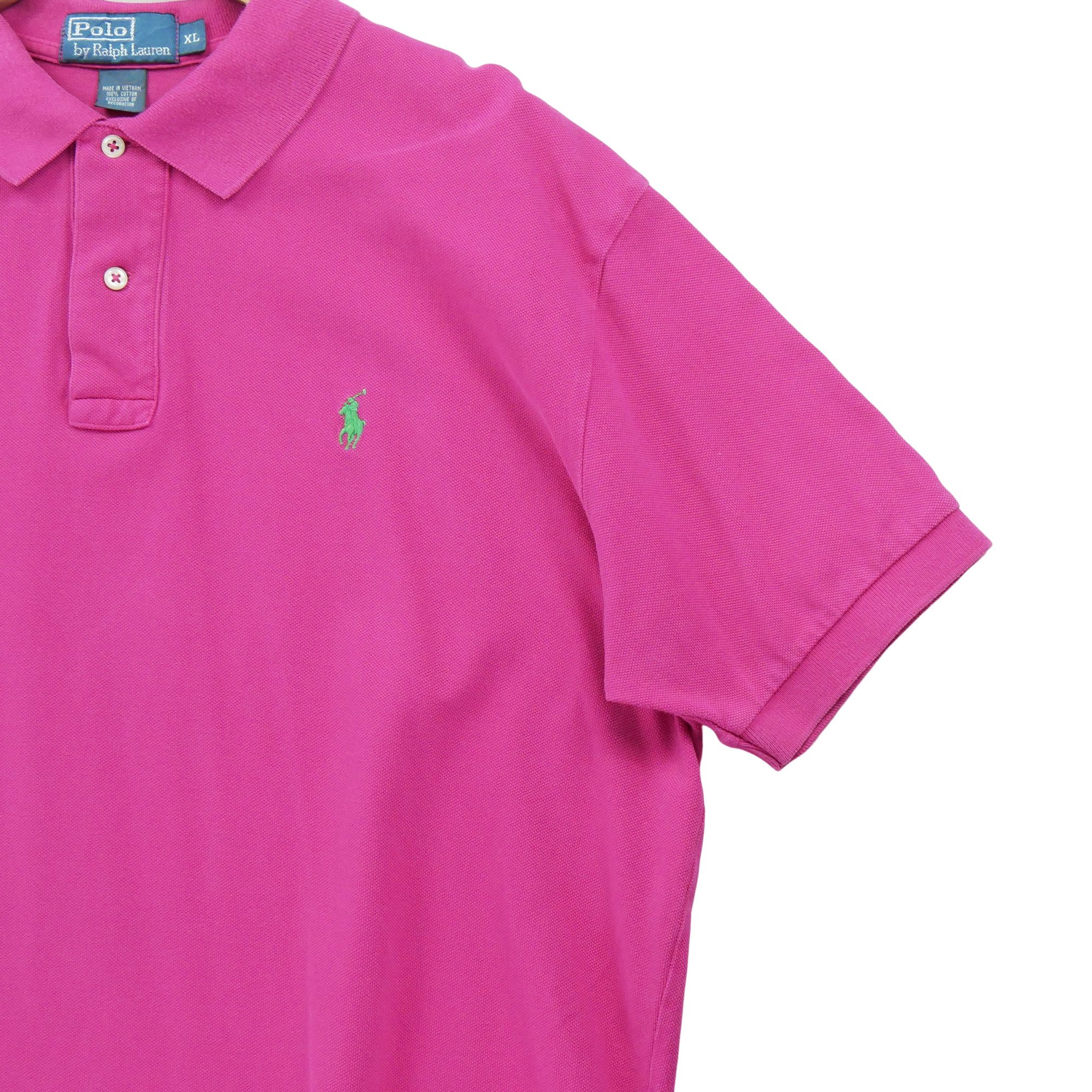 Polo manches courtes Homme  Rose 4