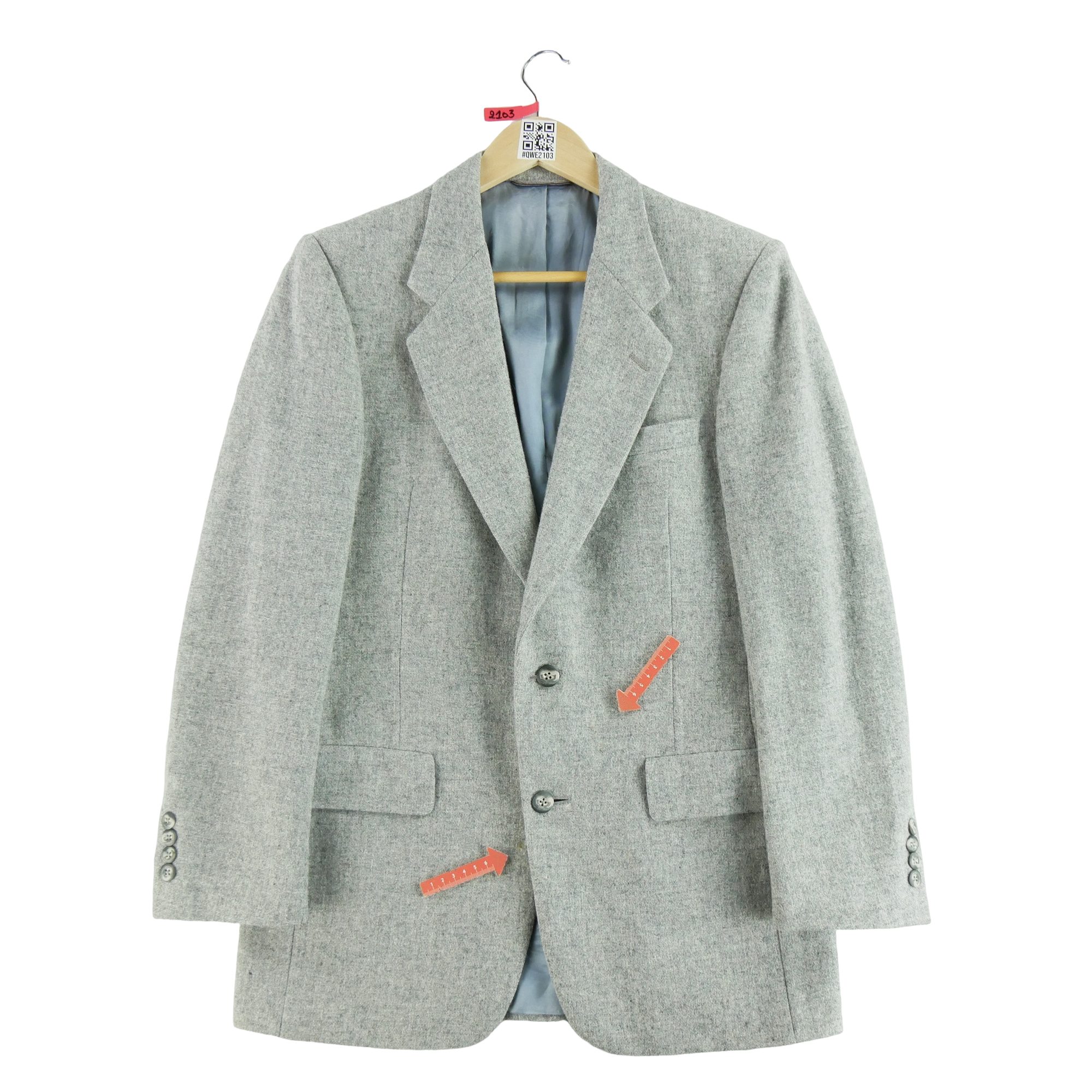 Veste Homme  blazer USA Gris 5