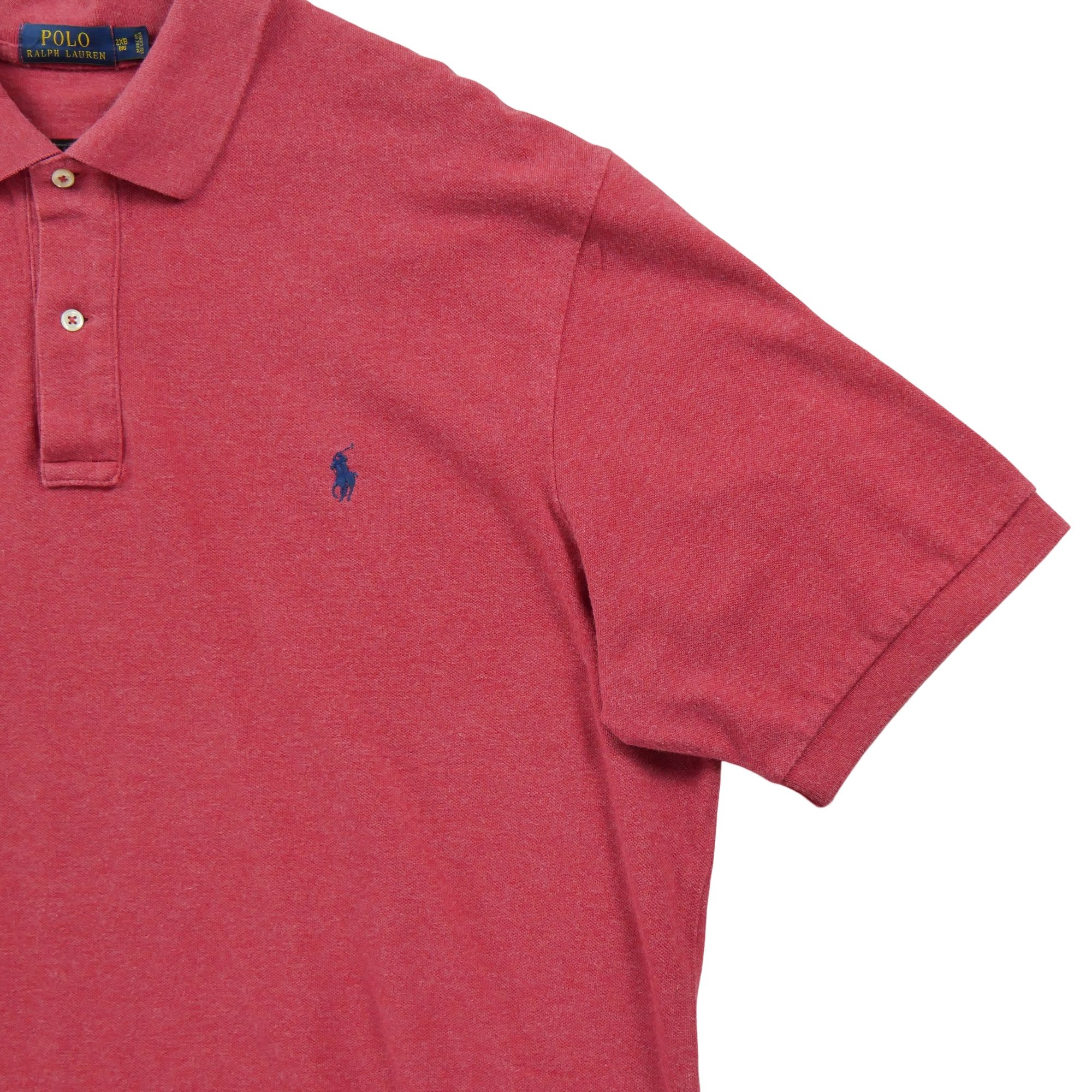 Polo manches courtes Homme  Rouge 4