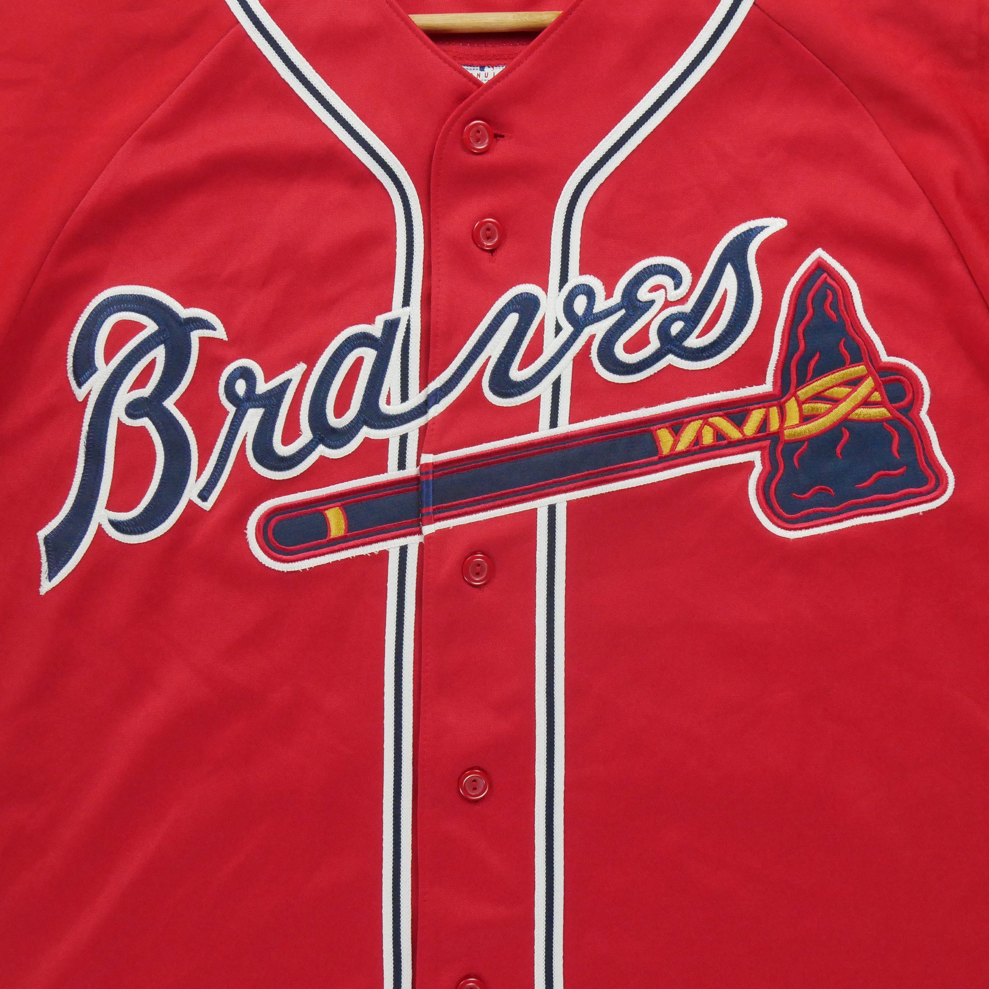 Maillot Homme MLB Atlanta Braves Rouge 4