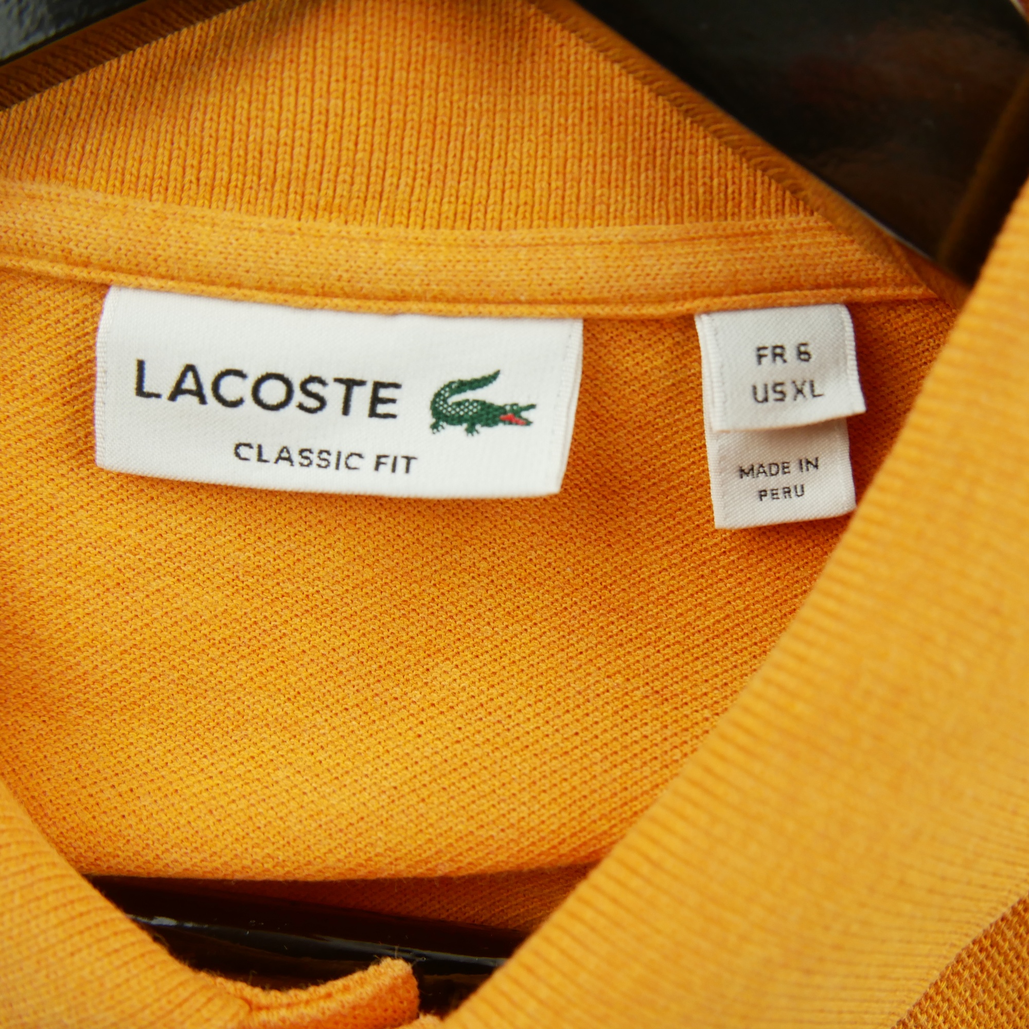 Polo manches courtes Homme  Orange 8