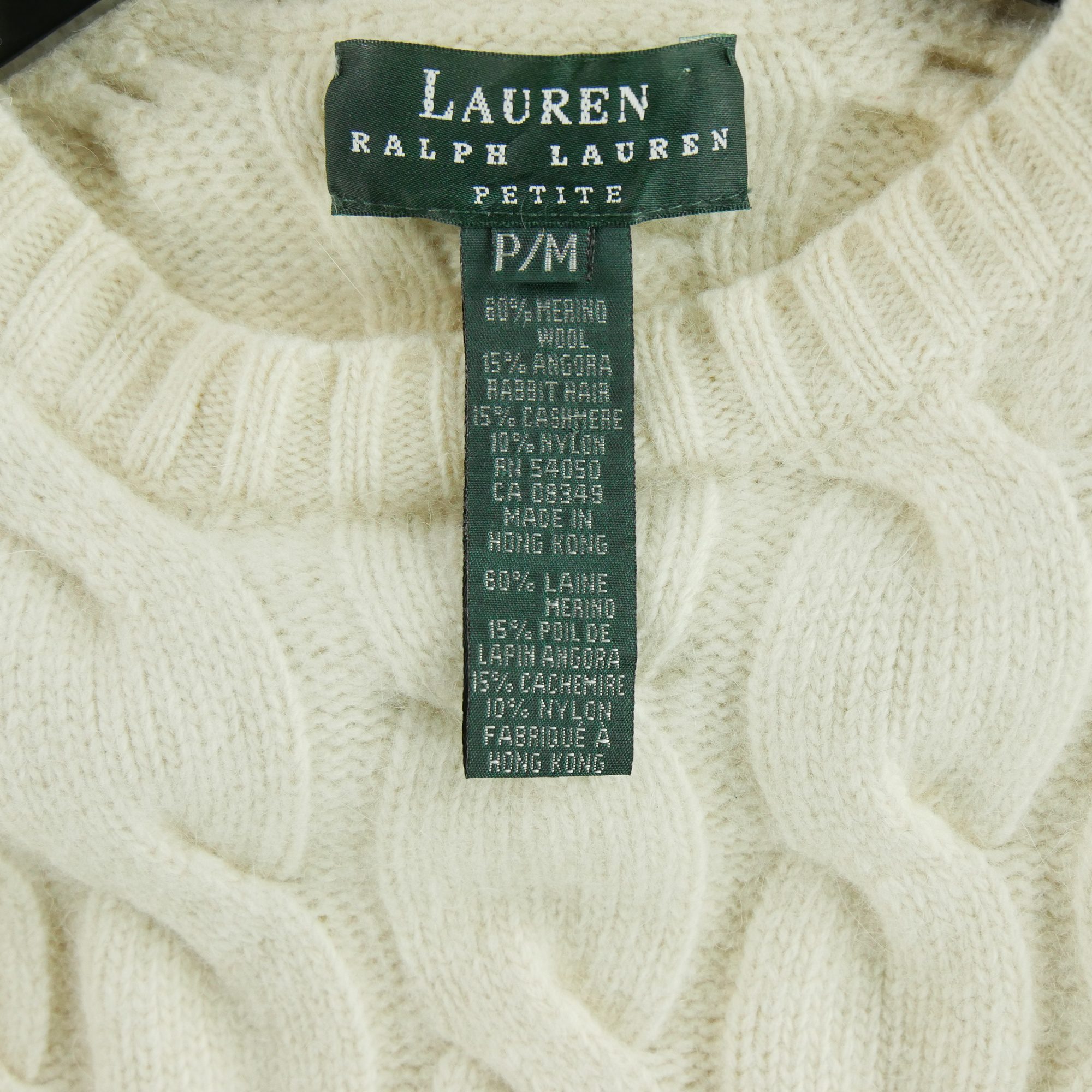 Pull Femme  laine et cachemire Beige 5