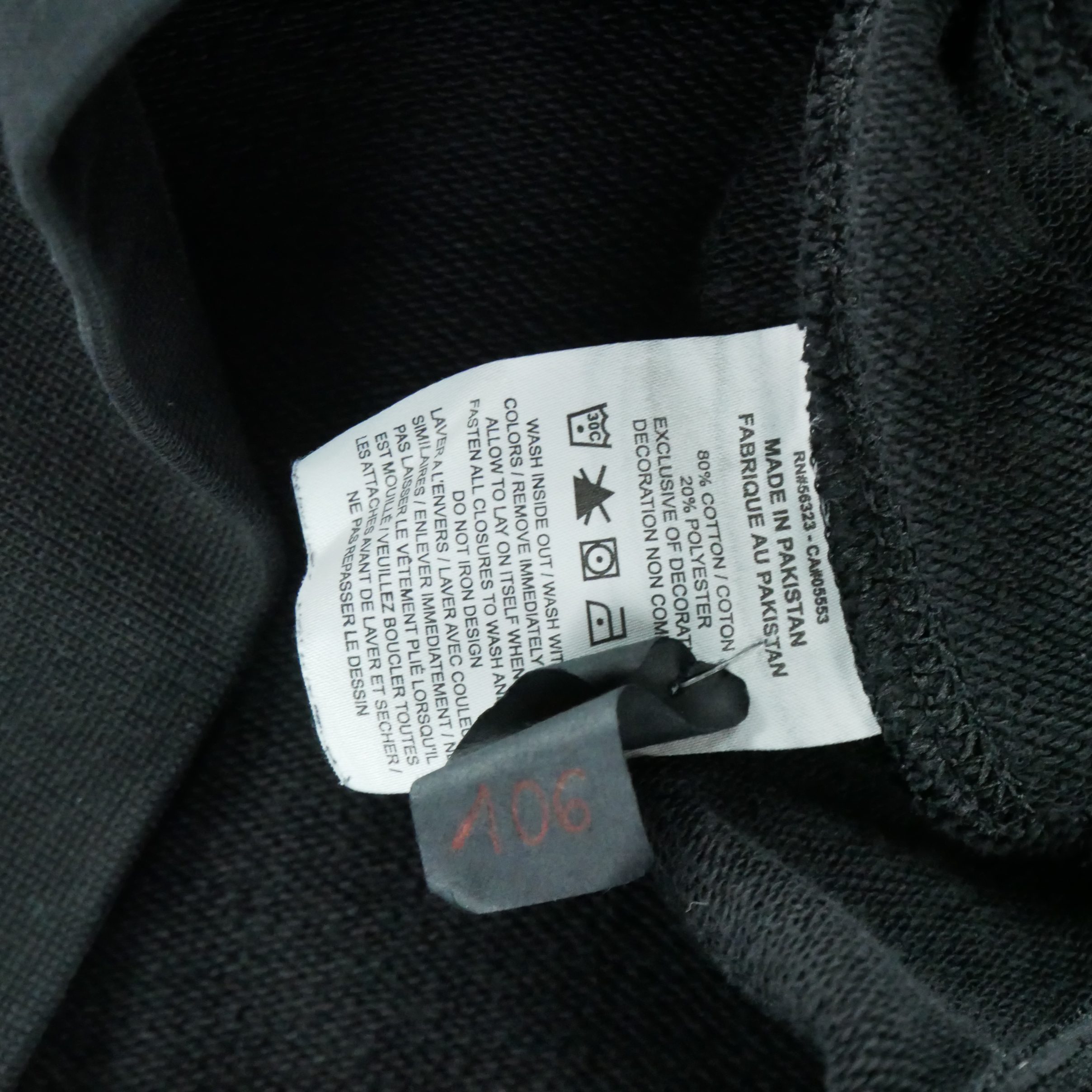Sweat à capuche Homme Noir 9