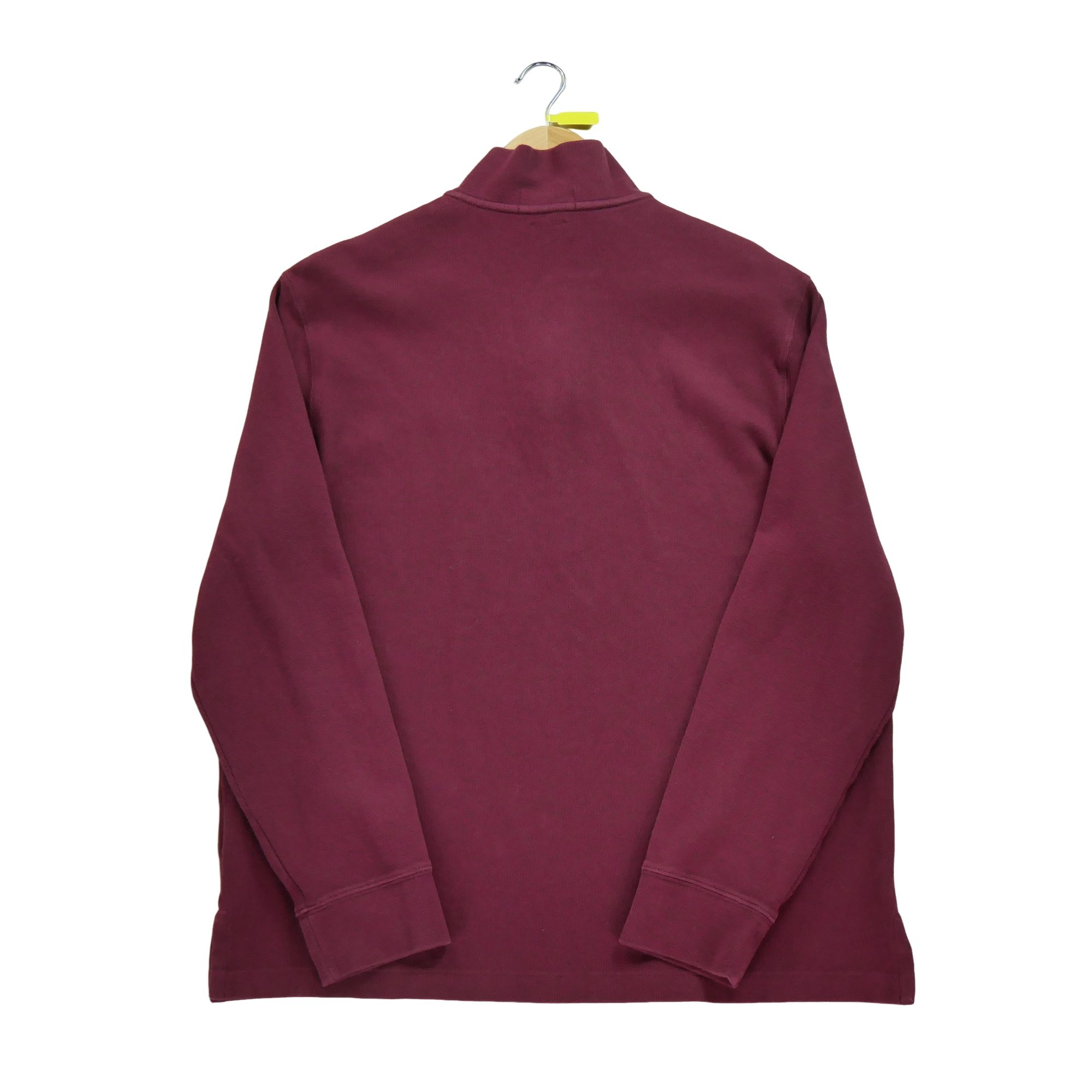 Pull Homme  demi-zippé Bordeaux 2