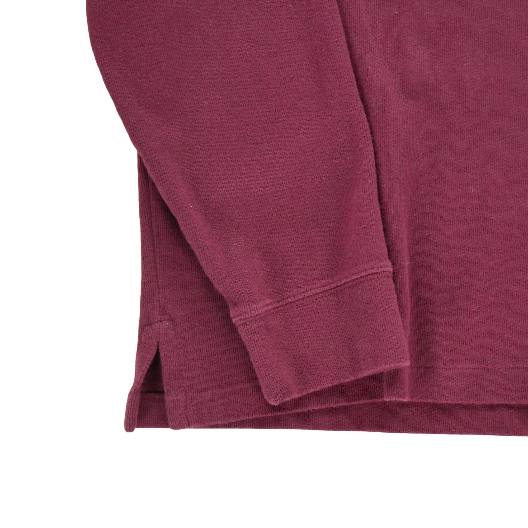 Pull Homme  demi-zippé Bordeaux 3