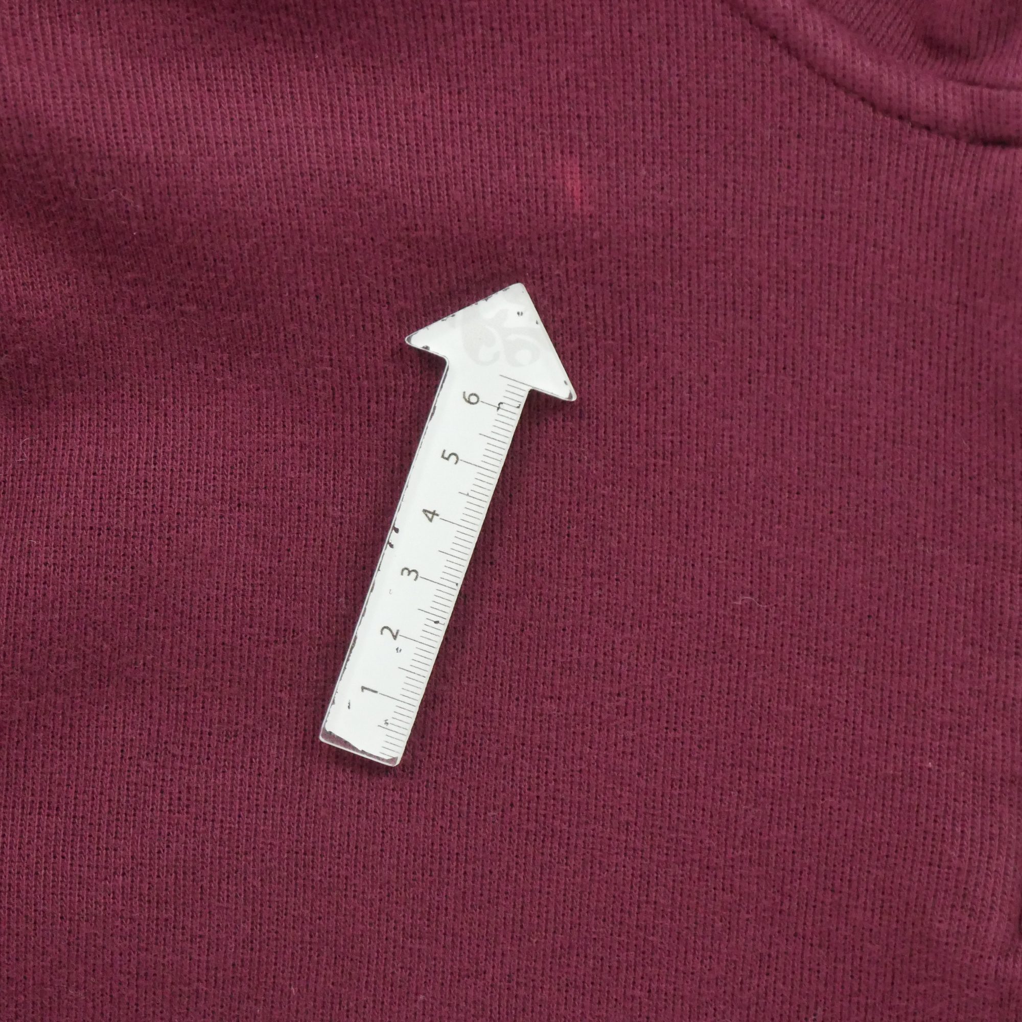 Pull Homme  demi-zippé Bordeaux 5