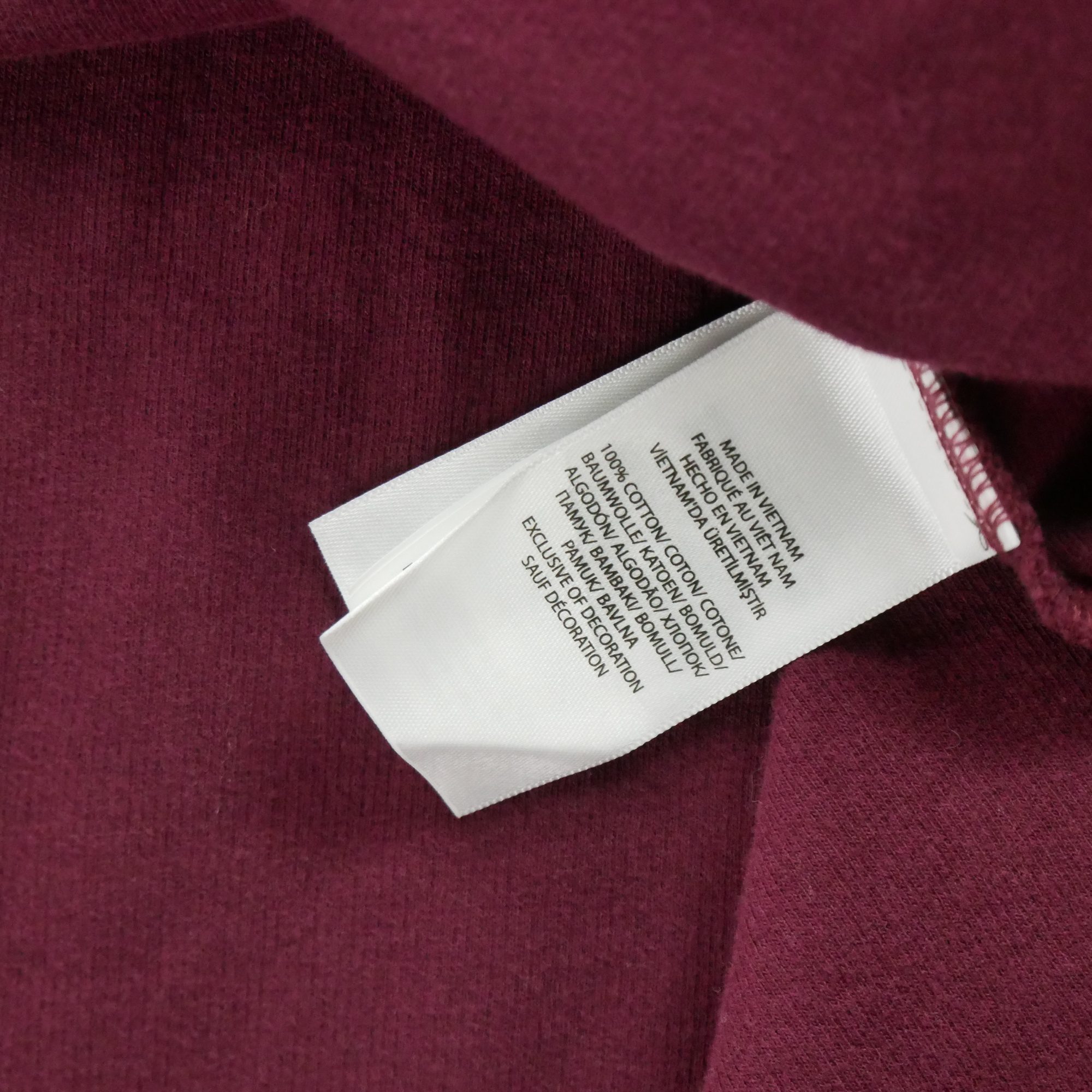 Pull Homme  demi-zippé Bordeaux 7